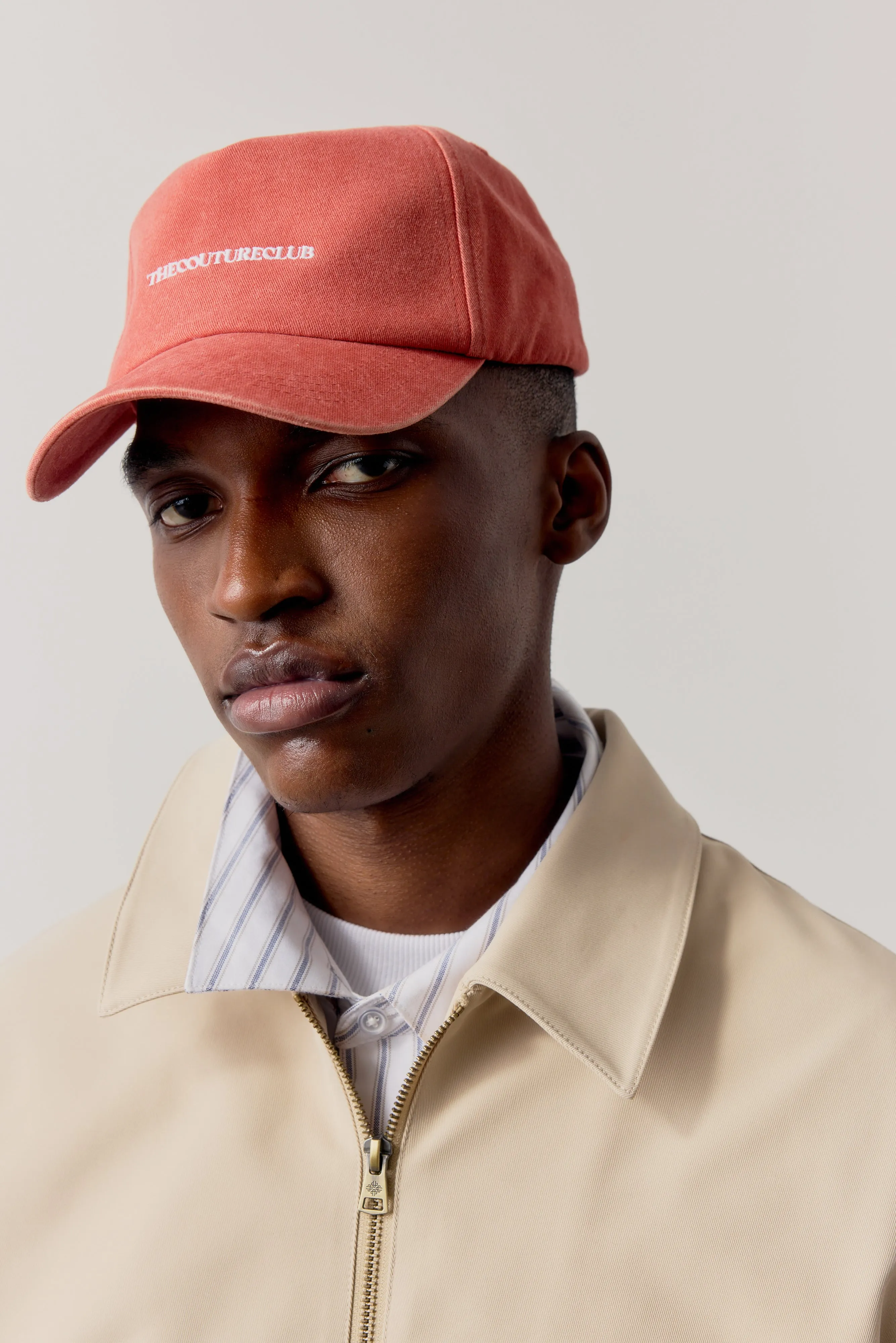 WASHED COPYRIGHT CAP - RED sold by The Couture Club product image thumbnail 2