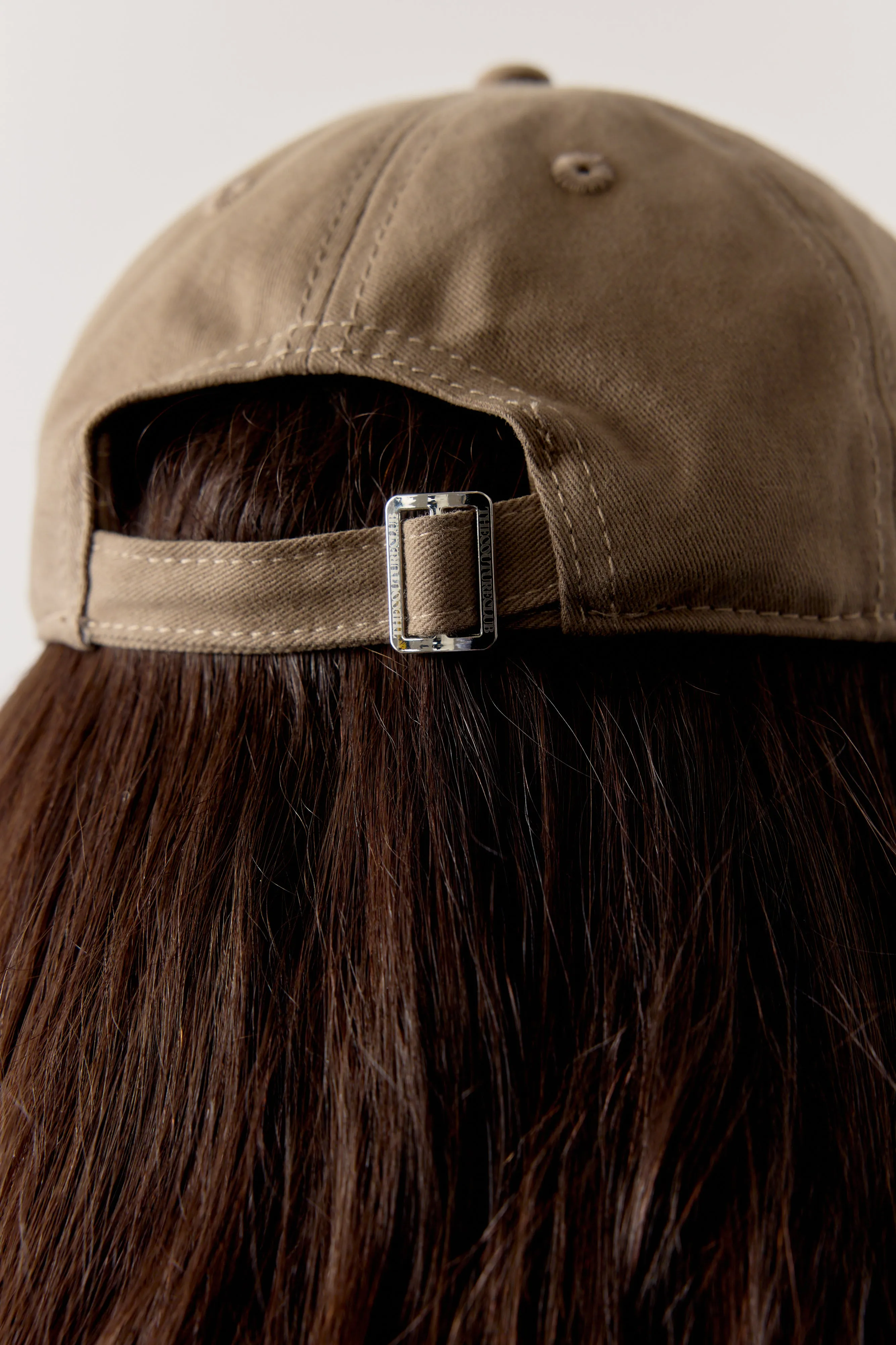 C SCRIPT CAP - KHAKI sold by The Couture Club product image thumbnail 5