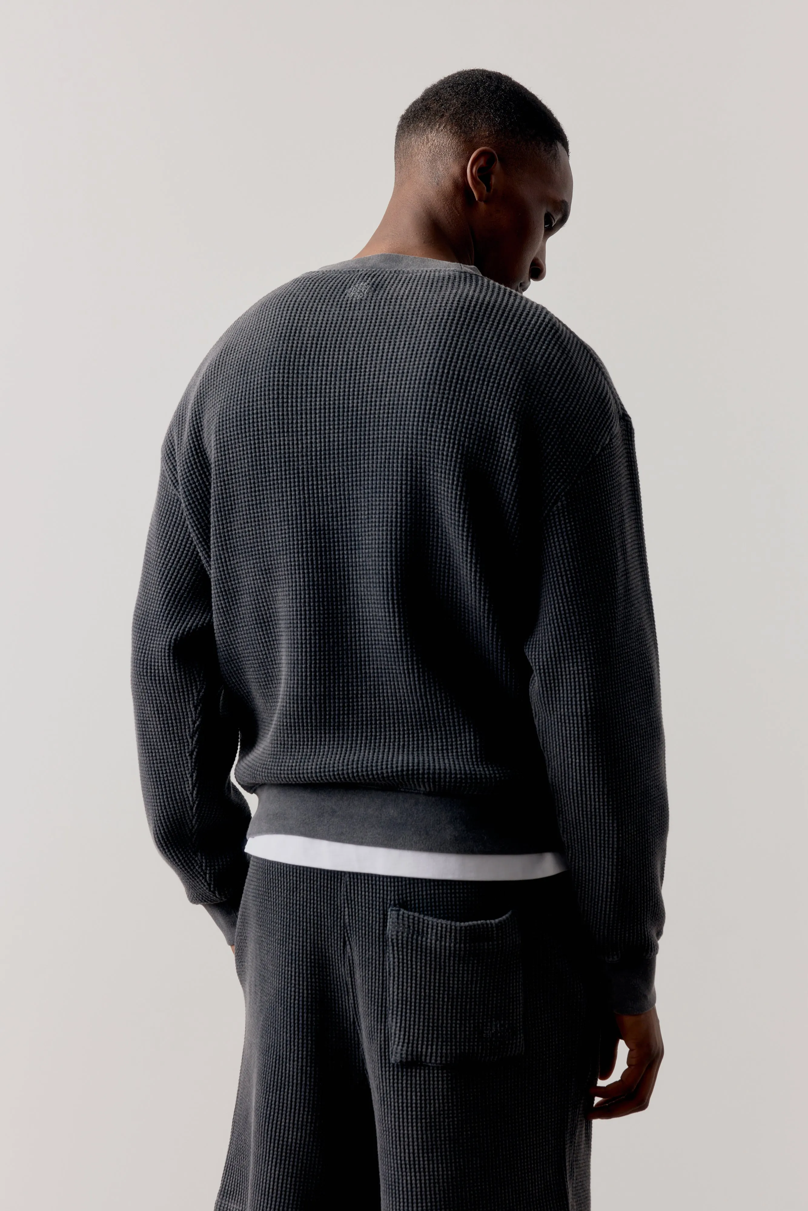 WAFFLE CREW - BLACK sold by The Couture Club product image thumbnail 3