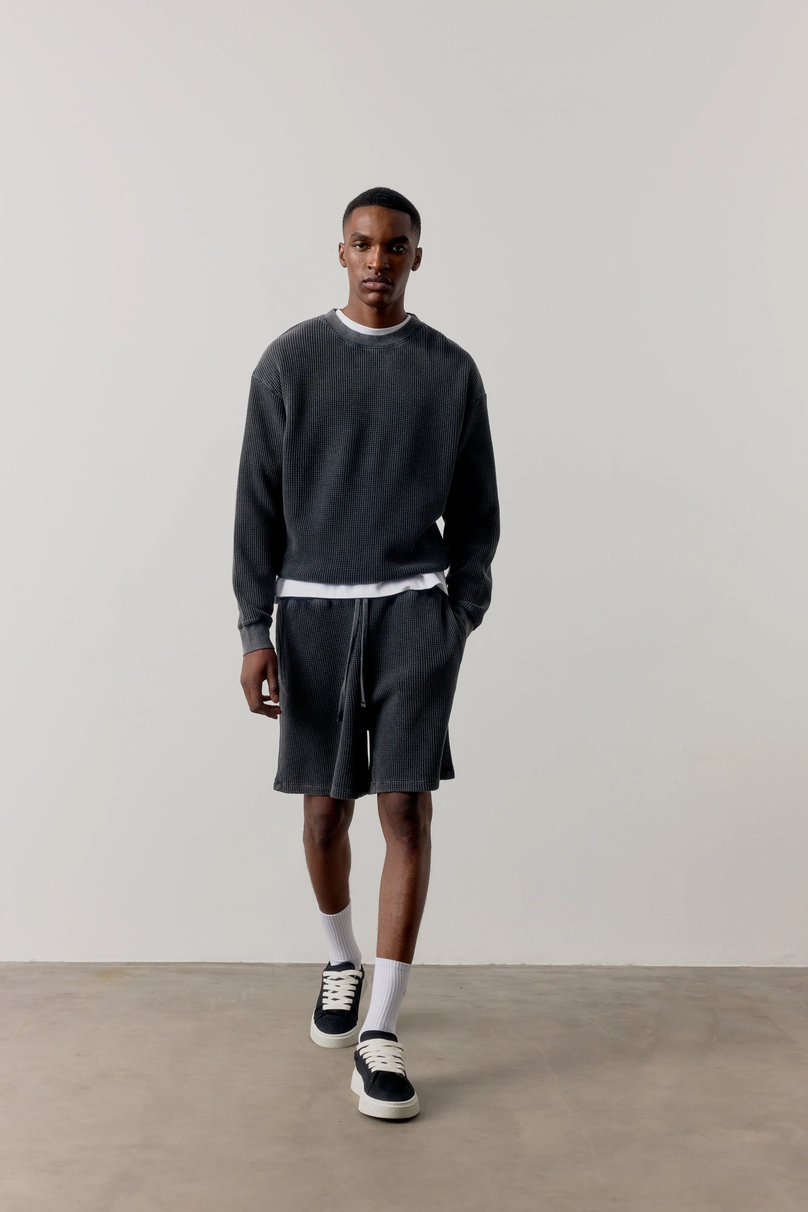 WAFFLE CREW - BLACK sold by The Couture Club product image thumbnail 2