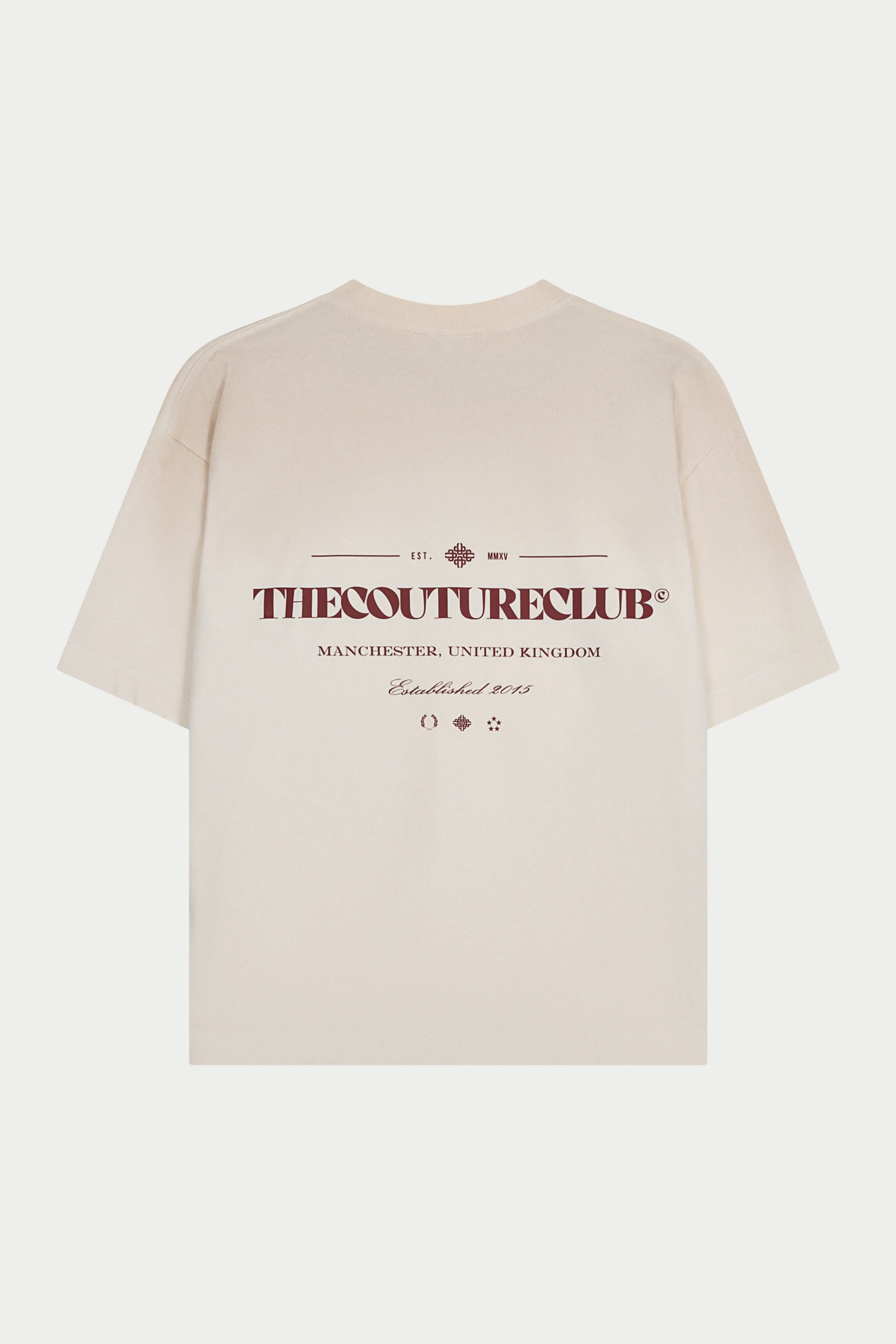 SPRAY WASH COPYRIGHT MULTI GRAPHIC T-SHIRT - OFF WHITE sold by The Couture Club