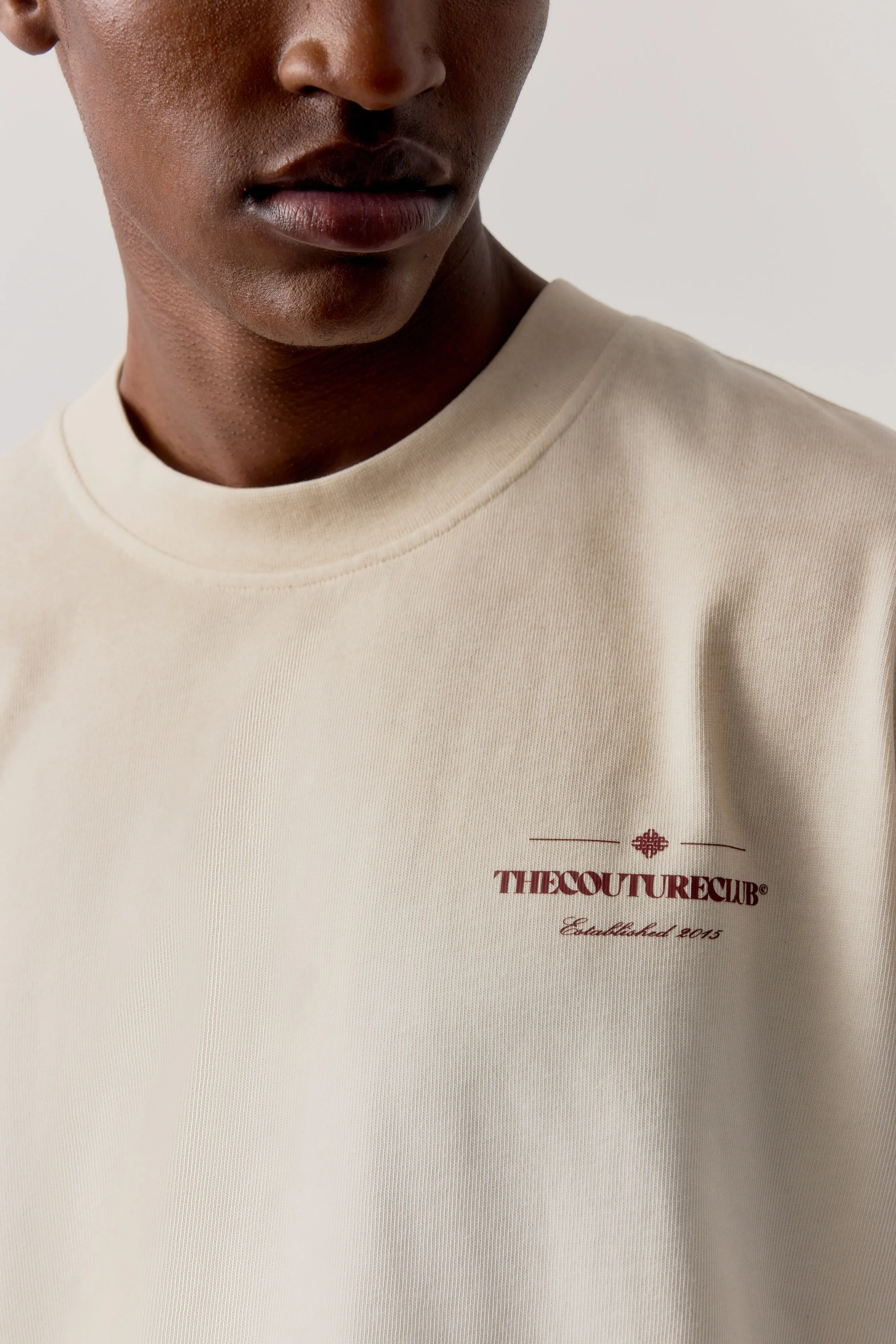 SPRAY WASH COPYRIGHT MULTI GRAPHIC T-SHIRT - OFF WHITE sold by The Couture Club product image thumbnail 5