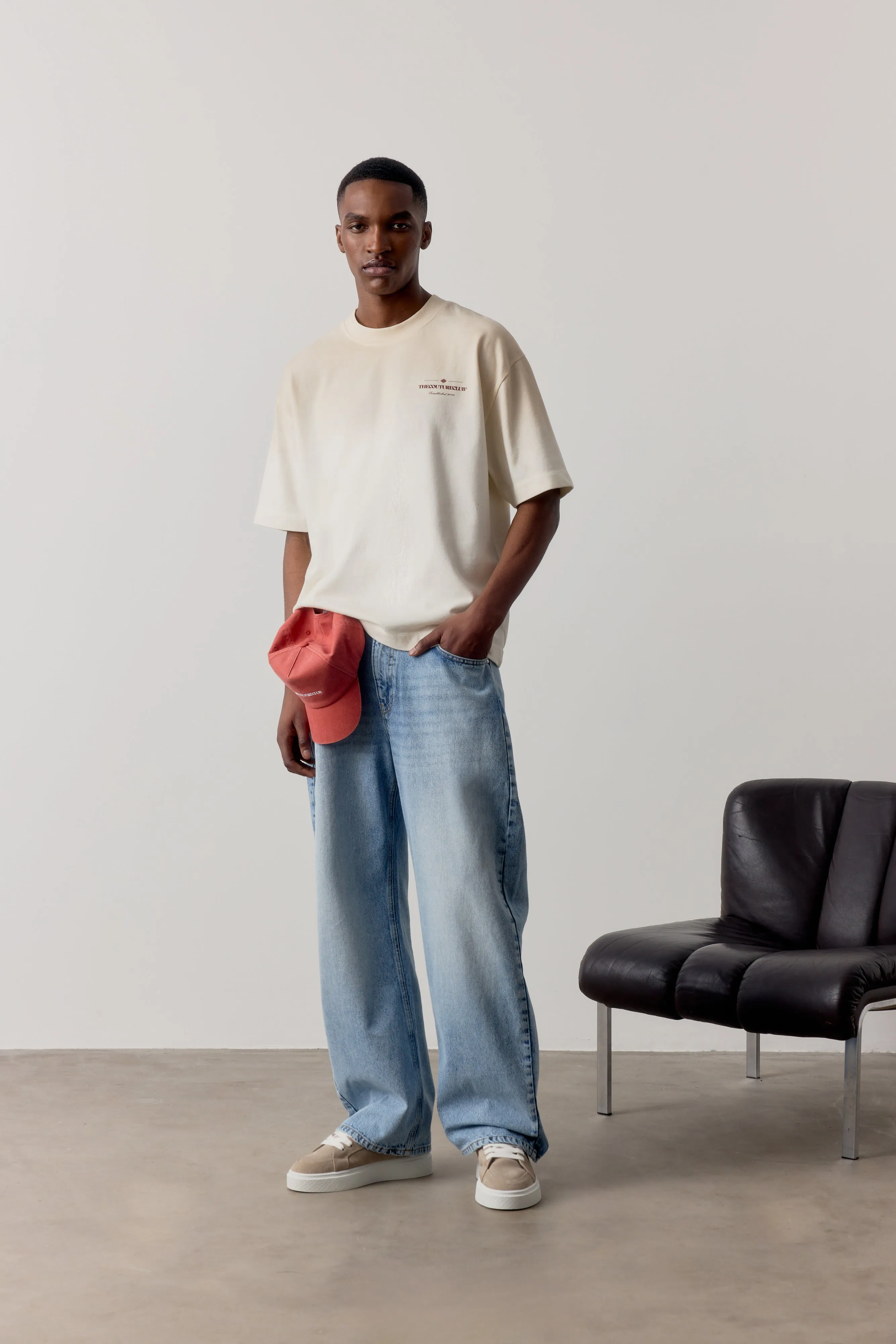 SPRAY WASH COPYRIGHT MULTI GRAPHIC T-SHIRT - OFF WHITE sold by The Couture Club product image thumbnail 3