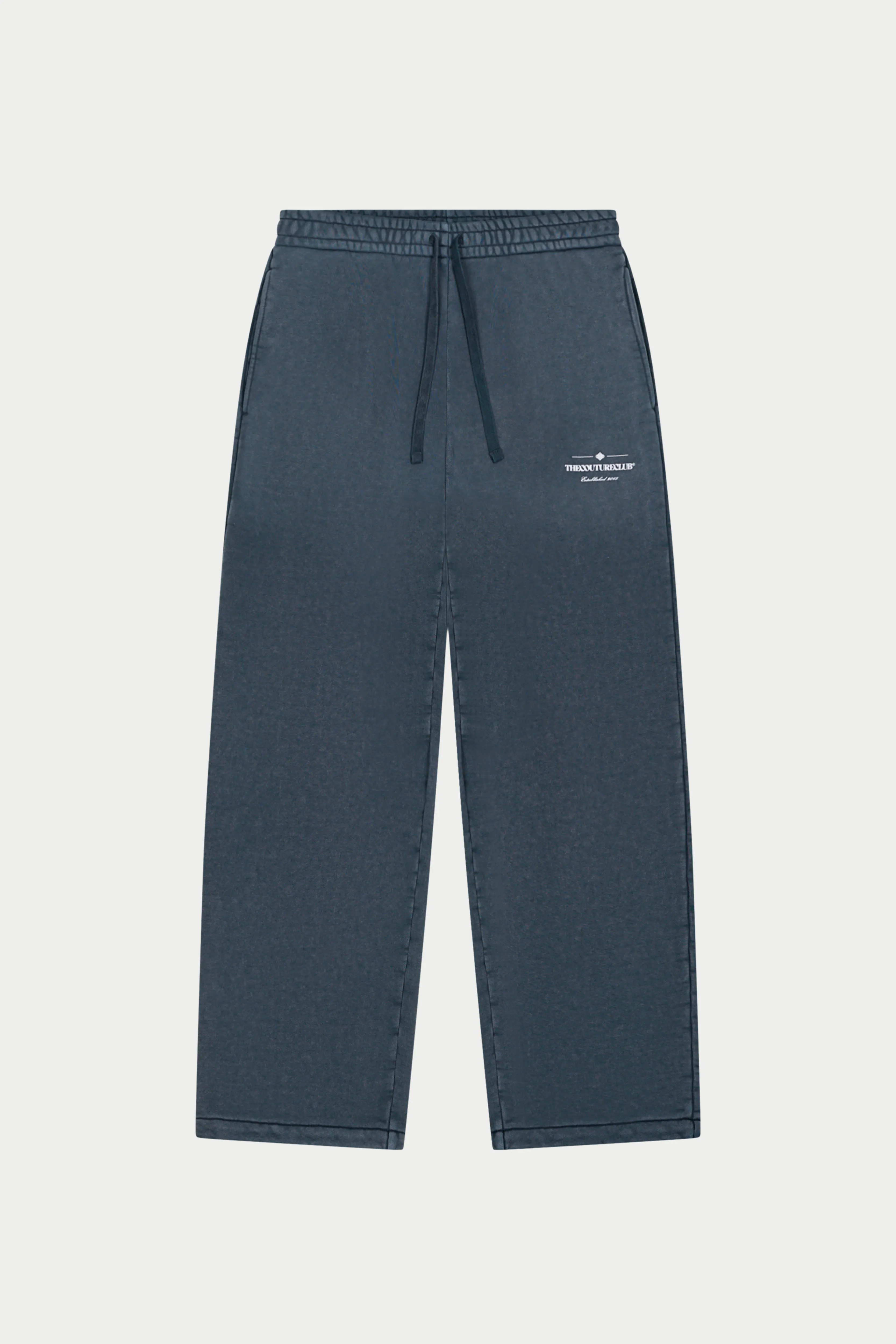 SPRAY WASH COPYRIGHT MULTI GRAPHIC JOGGERS - BLACK sold by The Couture Club