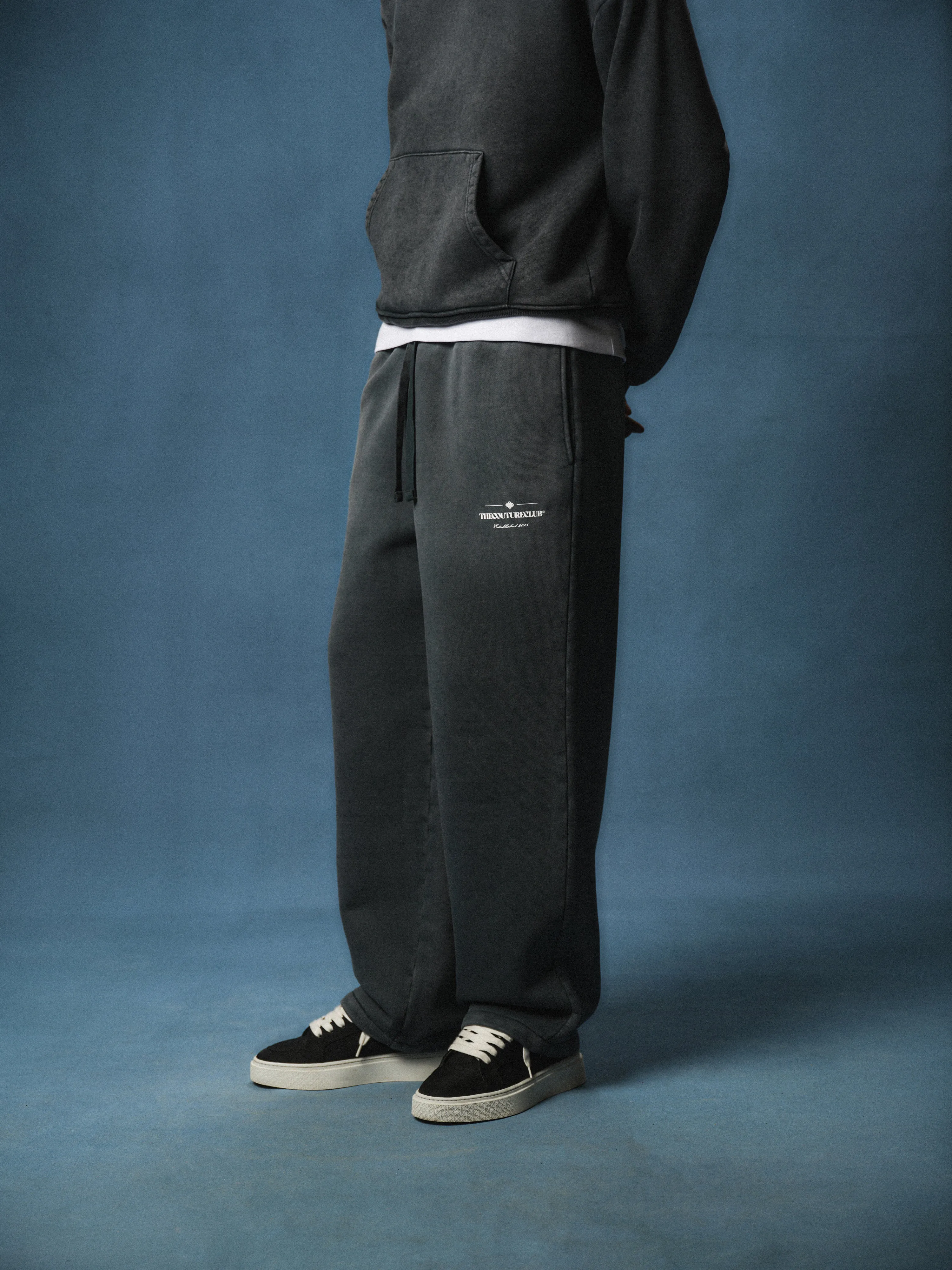 SPRAY WASH COPYRIGHT MULTI GRAPHIC JOGGERS - BLACK sold by The Couture Club product image thumbnail 2