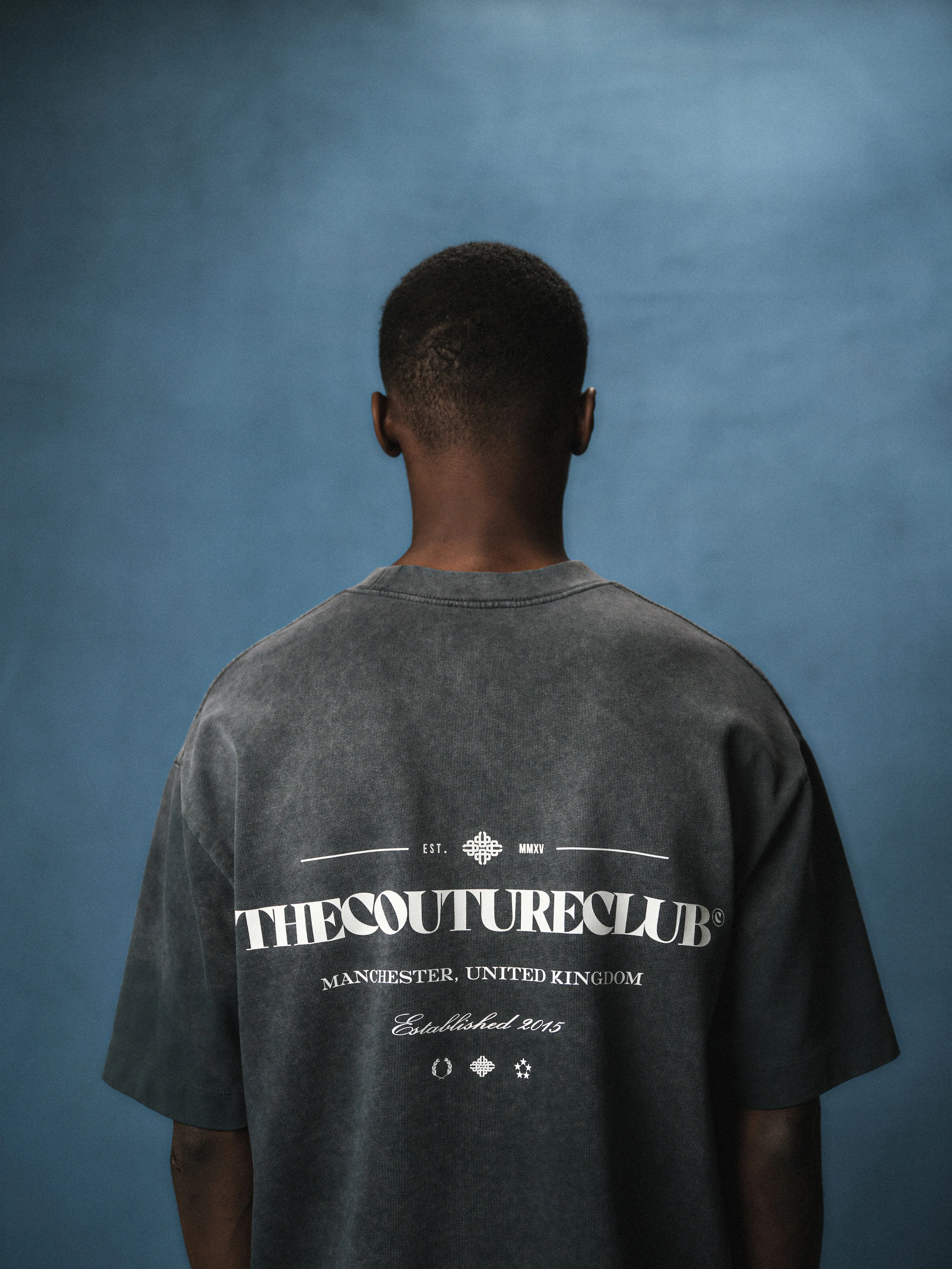 SPRAY WASH COPYRIGHT MULTI GRAPHIC T-SHIRT - BLACK sold by The Couture Club product image thumbnail 4