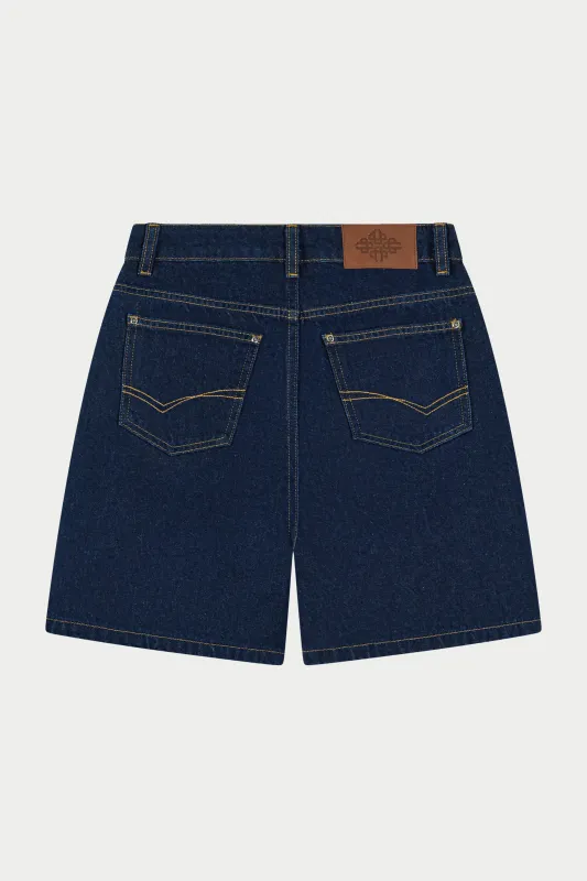 DENIM JORTS - INDIGO WASH made by The Couture Club