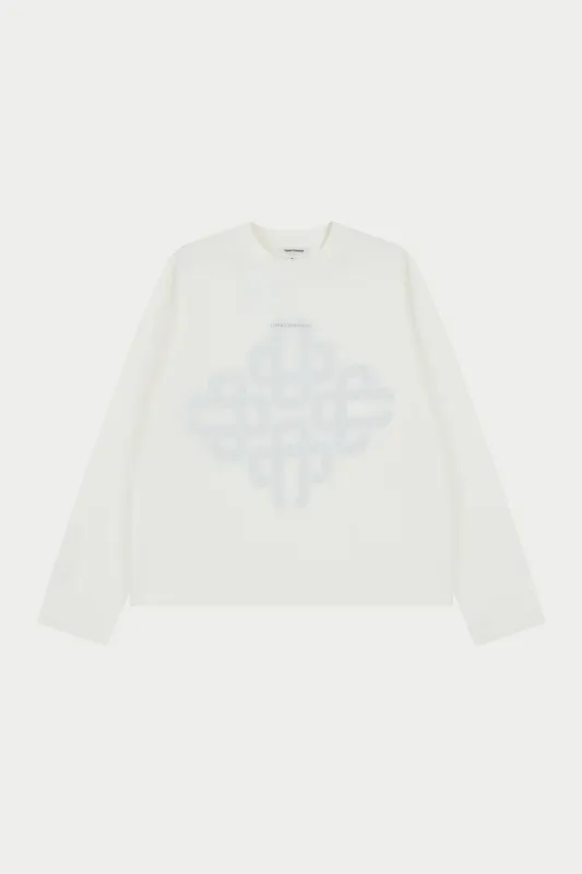 SLUB LONG SLEEVE T-SHIRT - OFF WHITE made by The Couture Club