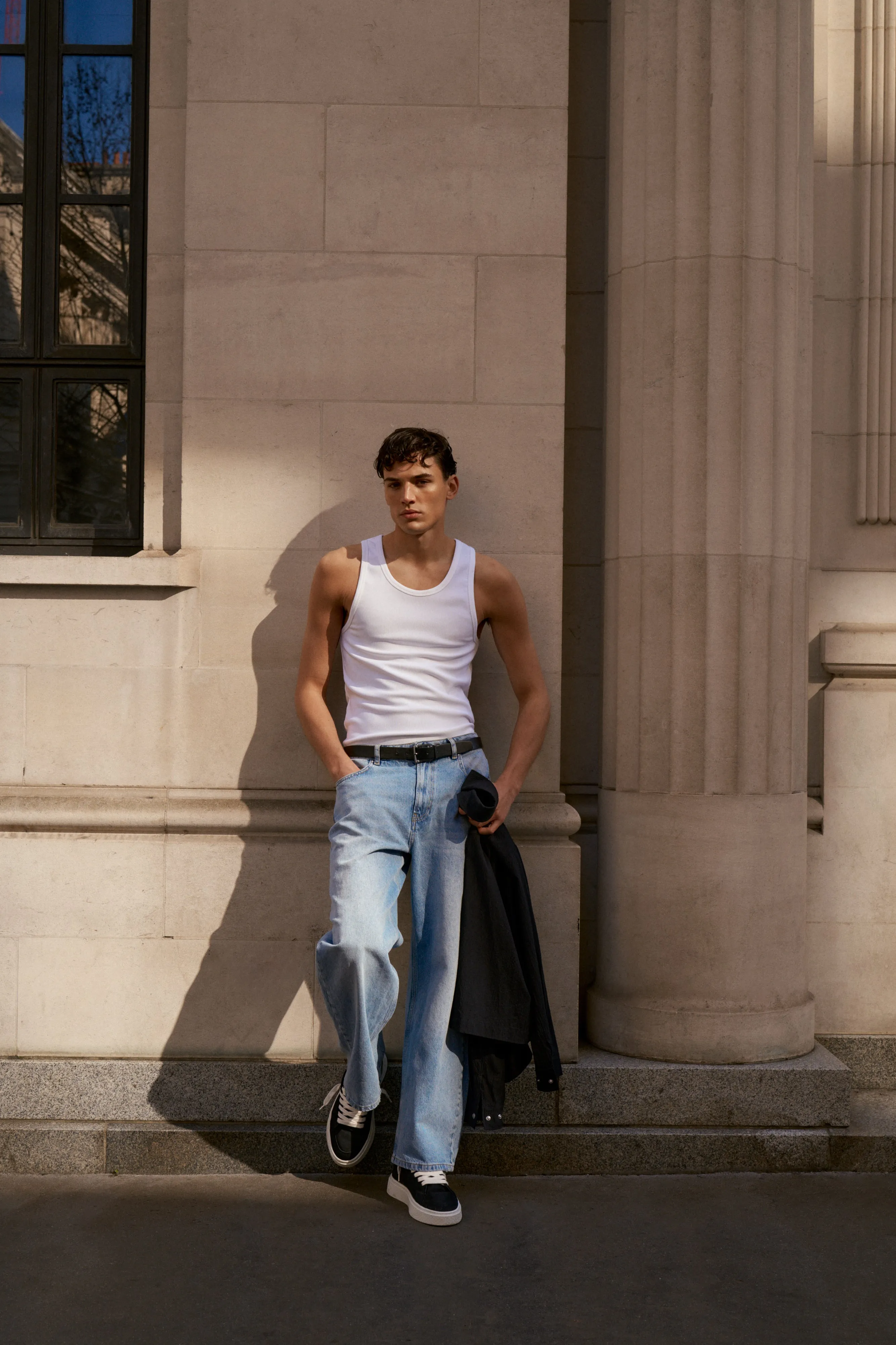 RIBBED VEST - WHITE sold by The Couture Club product image thumbnail 3