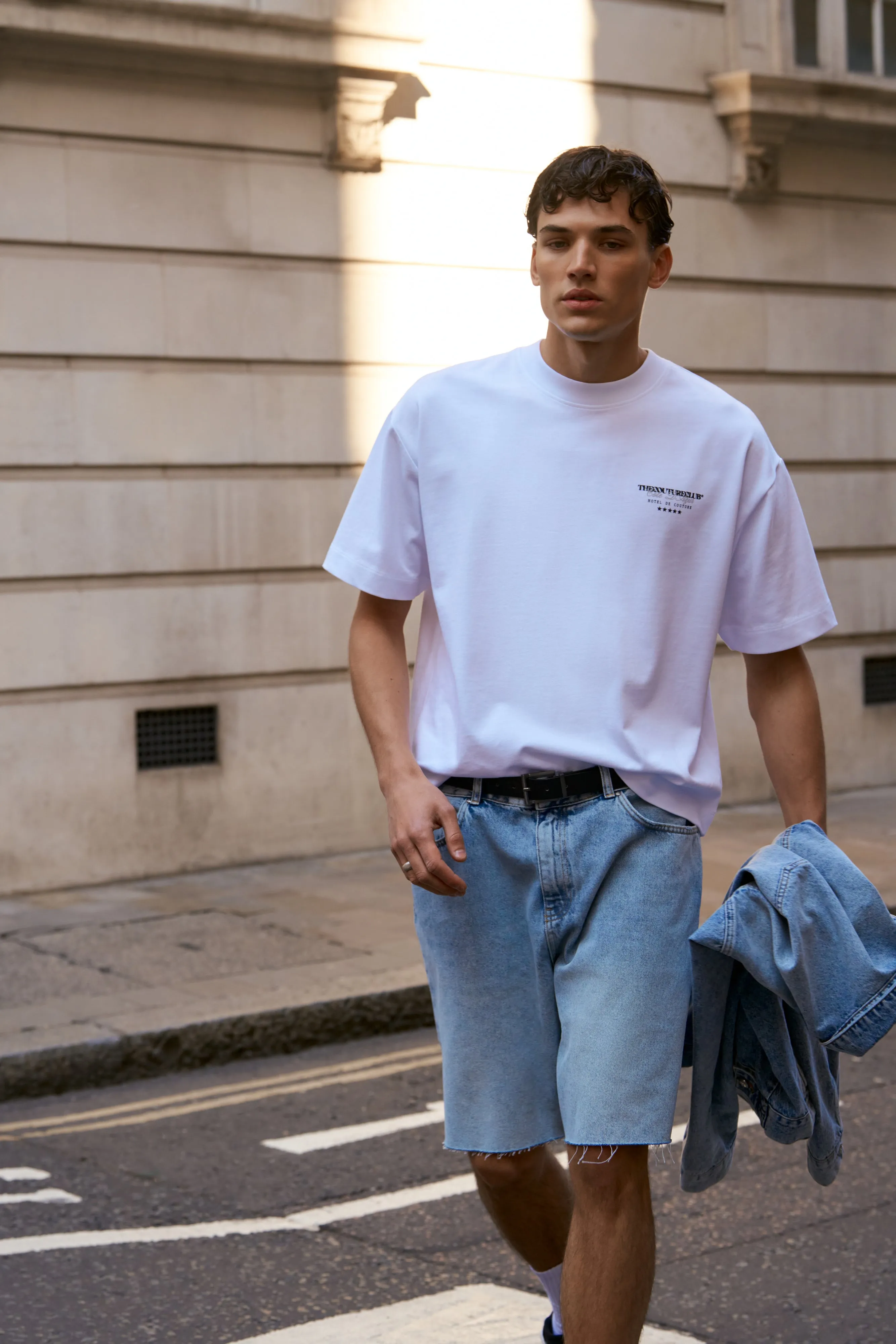 HOTEL DE COUTURE T-SHIRT - WHITE BLACK sold by The Couture Club product image thumbnail 2