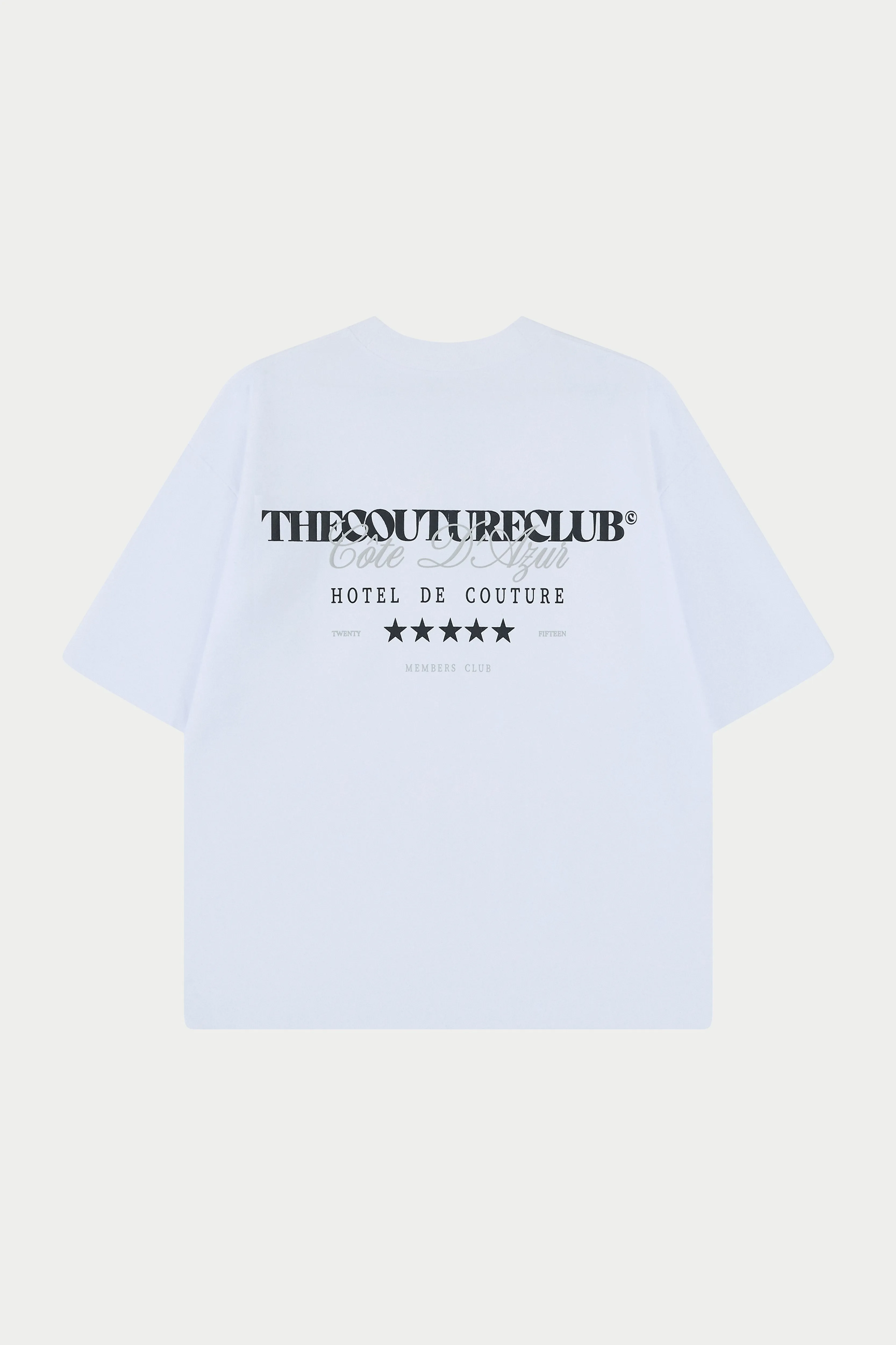 HOTEL DE COUTURE T-SHIRT - WHITE BLACK sold by The Couture Club