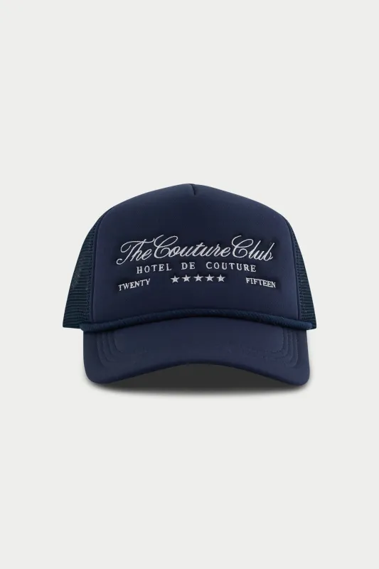 HOTEL DE COUTURE CAP - NAVY made by The Couture Club