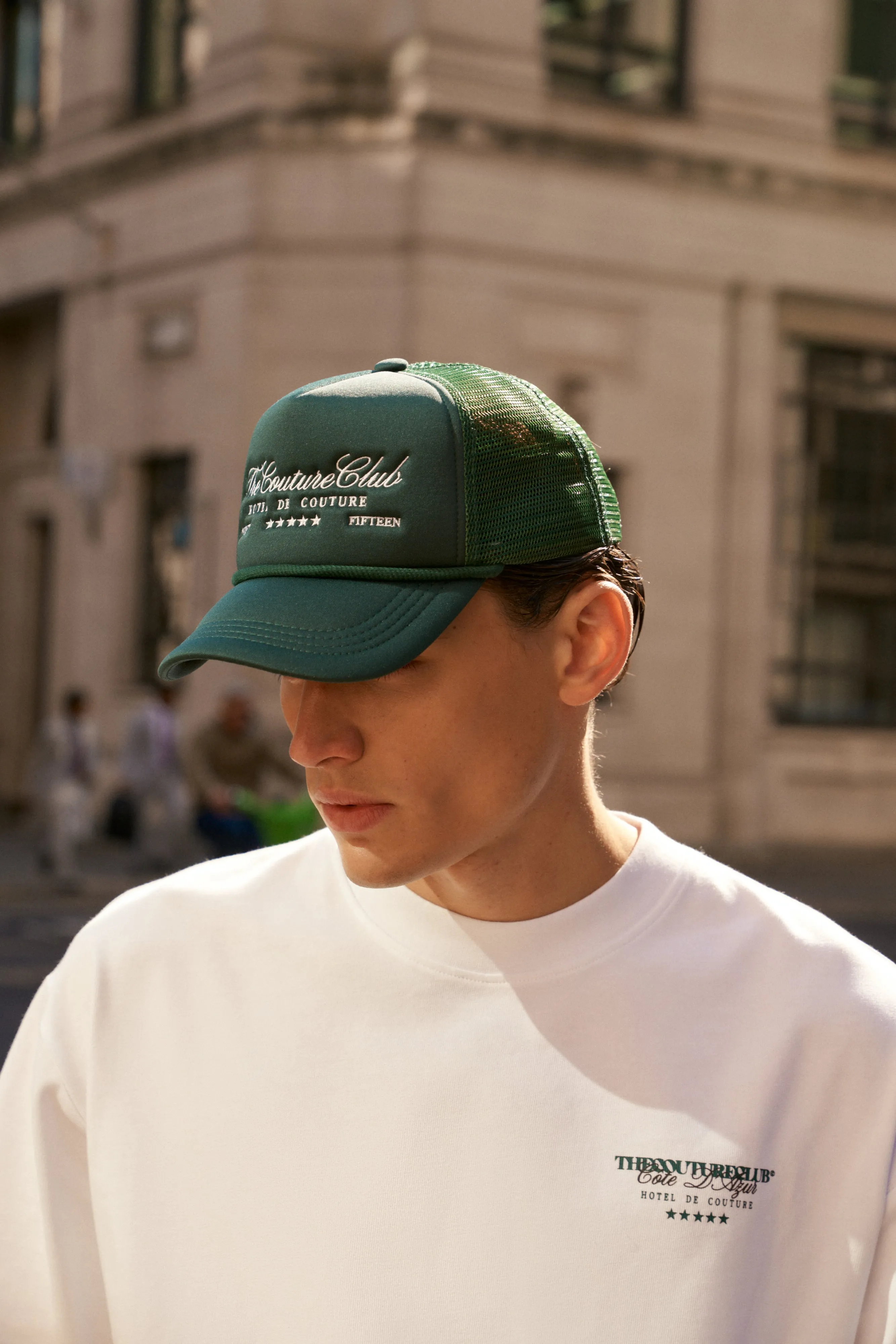 HOTEL DE COUTURE CAP - FOREST GREEN sold by The Couture Club product image thumbnail 2