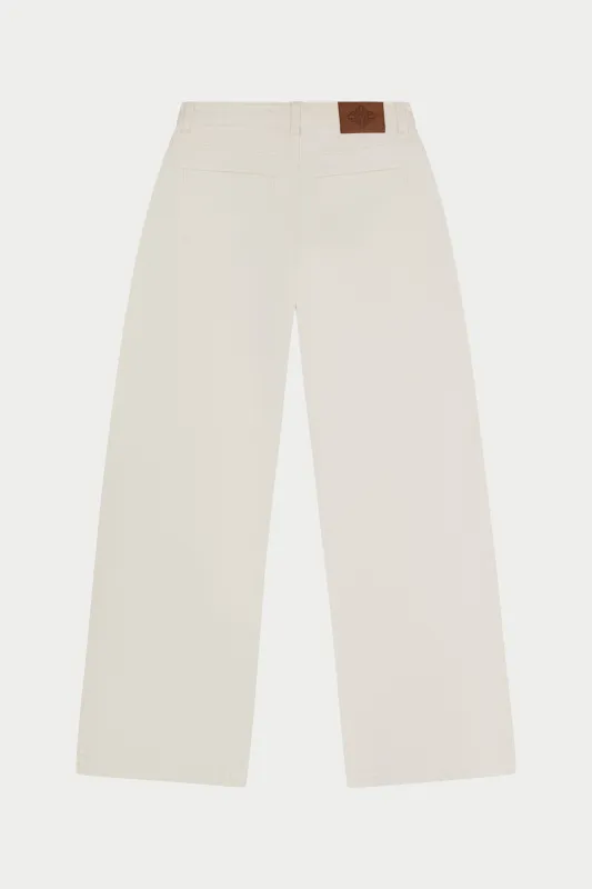 BARREL JEANS - ECRU made by The Couture Club