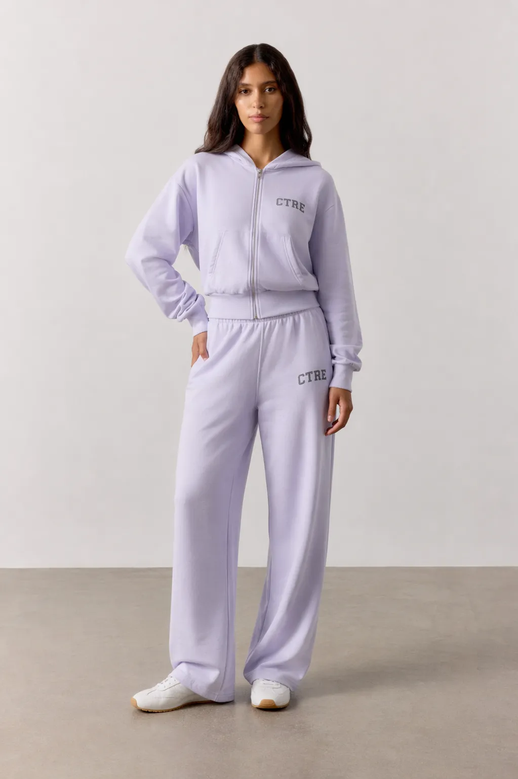 CTRE STRAIGHT LEG JOGGERS - DUSKY LILAC sold by The Couture Club product image thumbnail 2