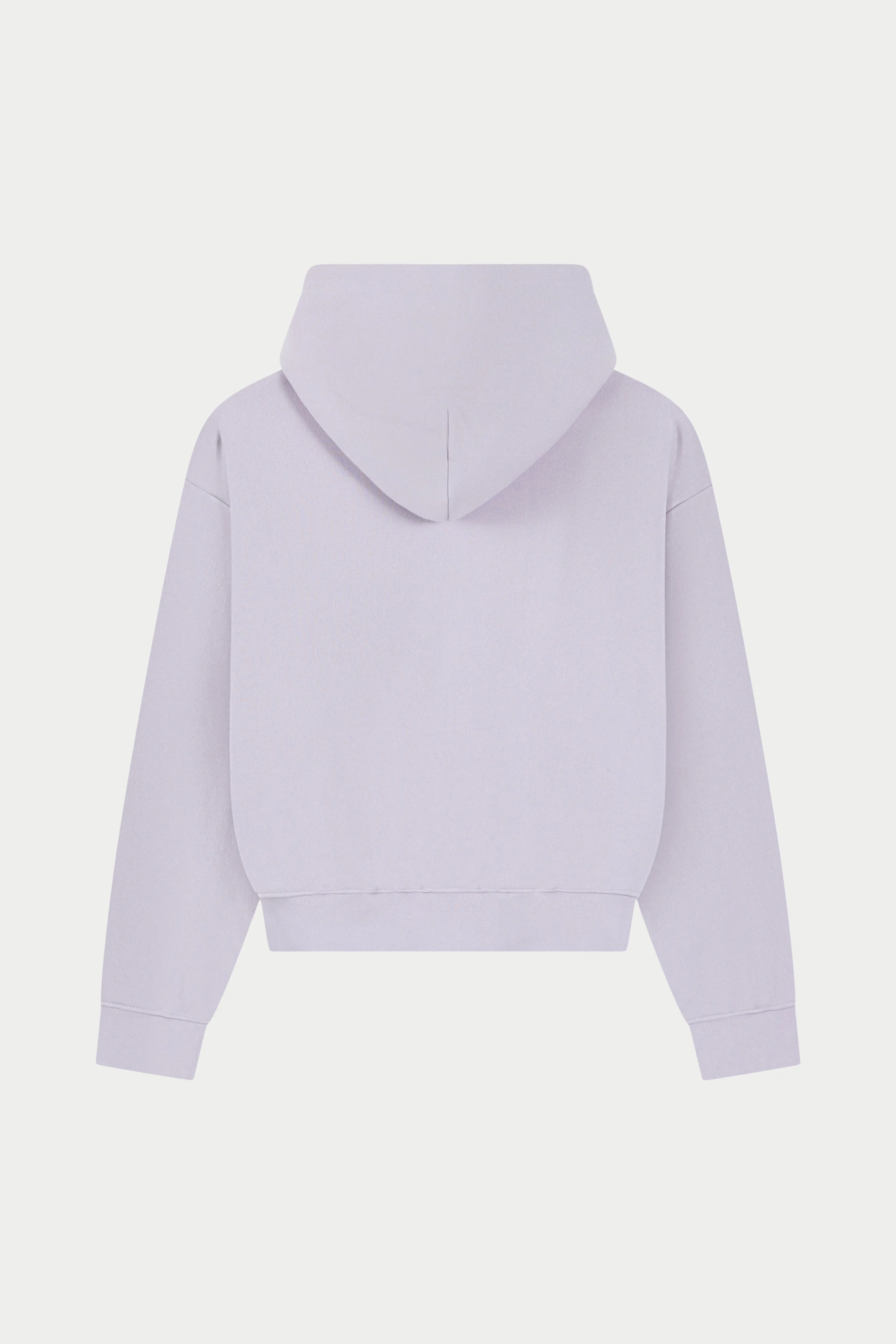 CTRE ZIP THROUGH RELAXED HOODIE - DUSKY LILAC sold by The Couture Club product image thumbnail 4