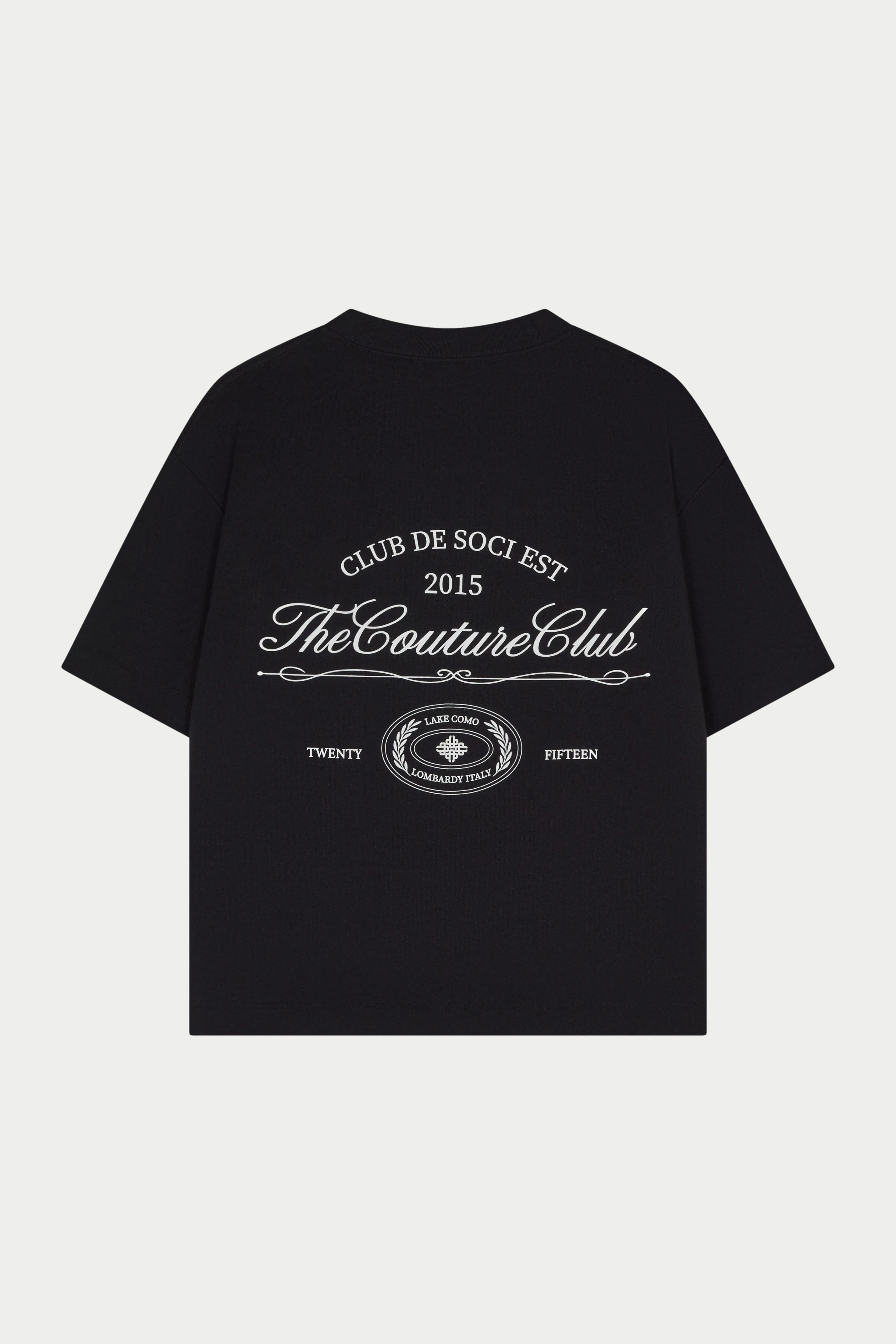 CLUB DE SOCI GRAPHIC T-SHIRT - BLACK sold by The Couture Club