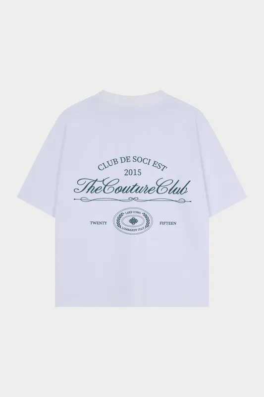 CLUB DE SOCI GRAPHIC T-SHIRT - FOREST GREEN made by The Couture Club