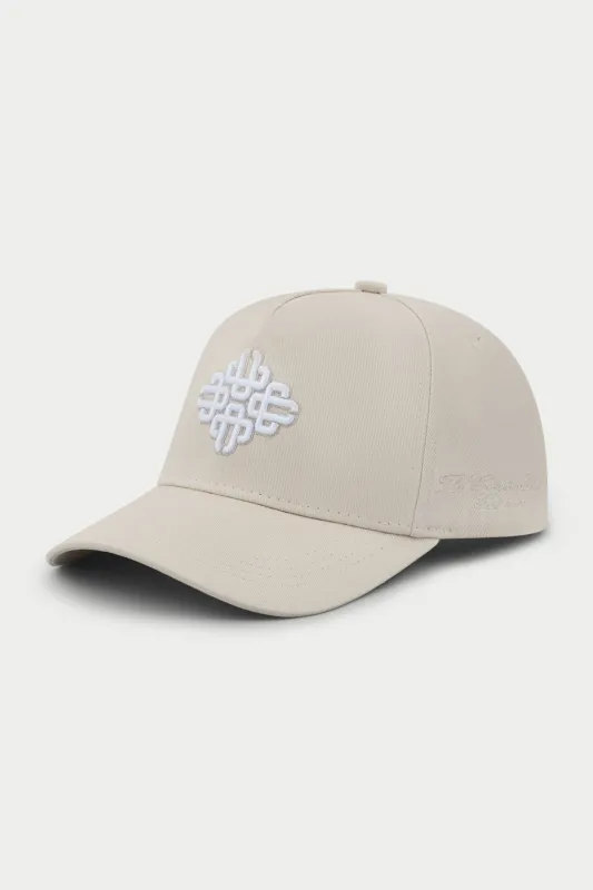 EMBLEM EMBROIDERY CAP - BEIGE made by The Couture Club