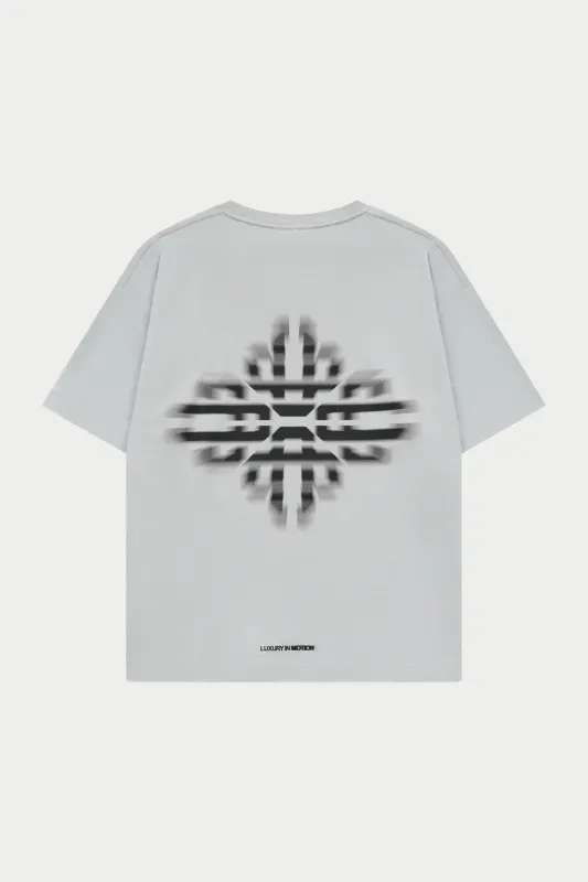 LUXURY IN MOTION GRAPHIC T-SHIRT - SALT made by The Couture Club