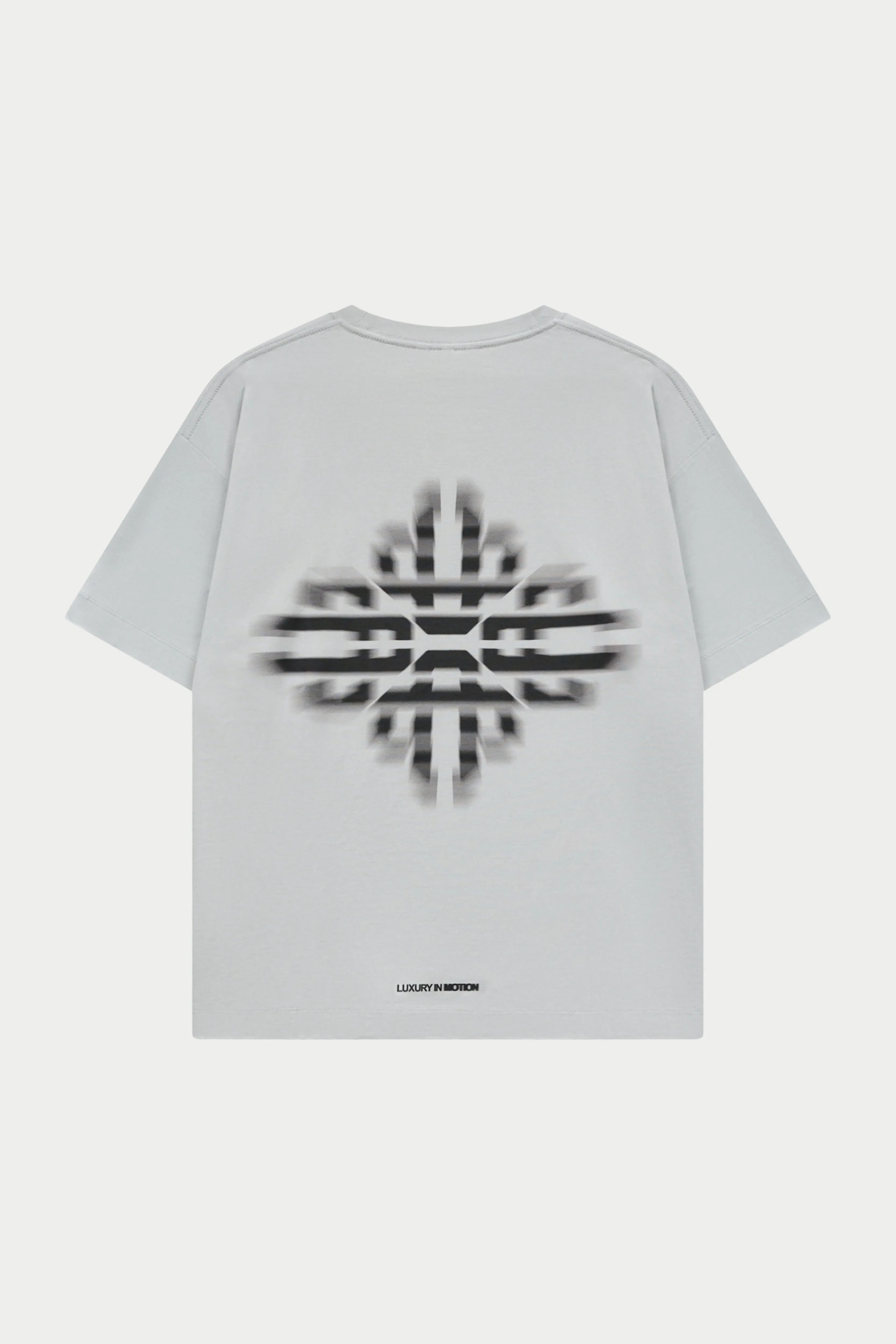 LUXURY IN MOTION GRAPHIC T-SHIRT - SALT sold by The Couture Club