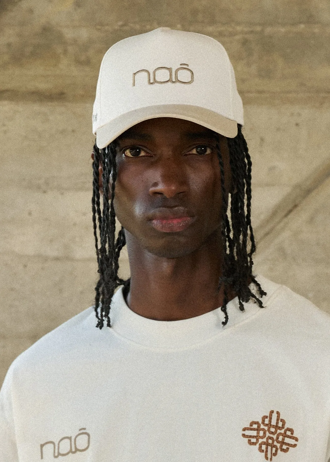 NAO POOL CLUB CAP - WHITE sold by The Couture Club product image thumbnail 2