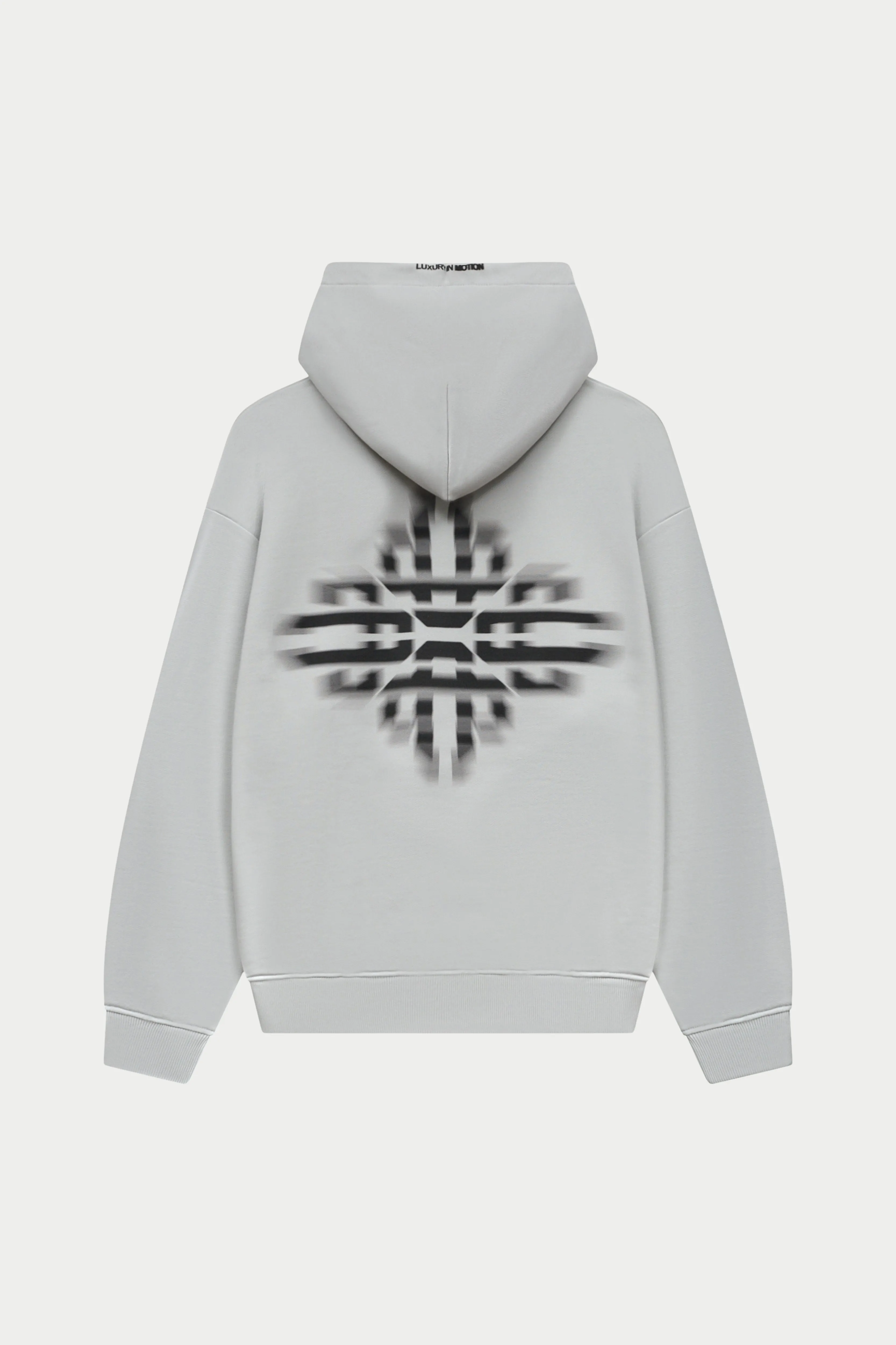 LUXURY IN MOTION GRAPHIC HOODIE - SALT sold by The Couture Club