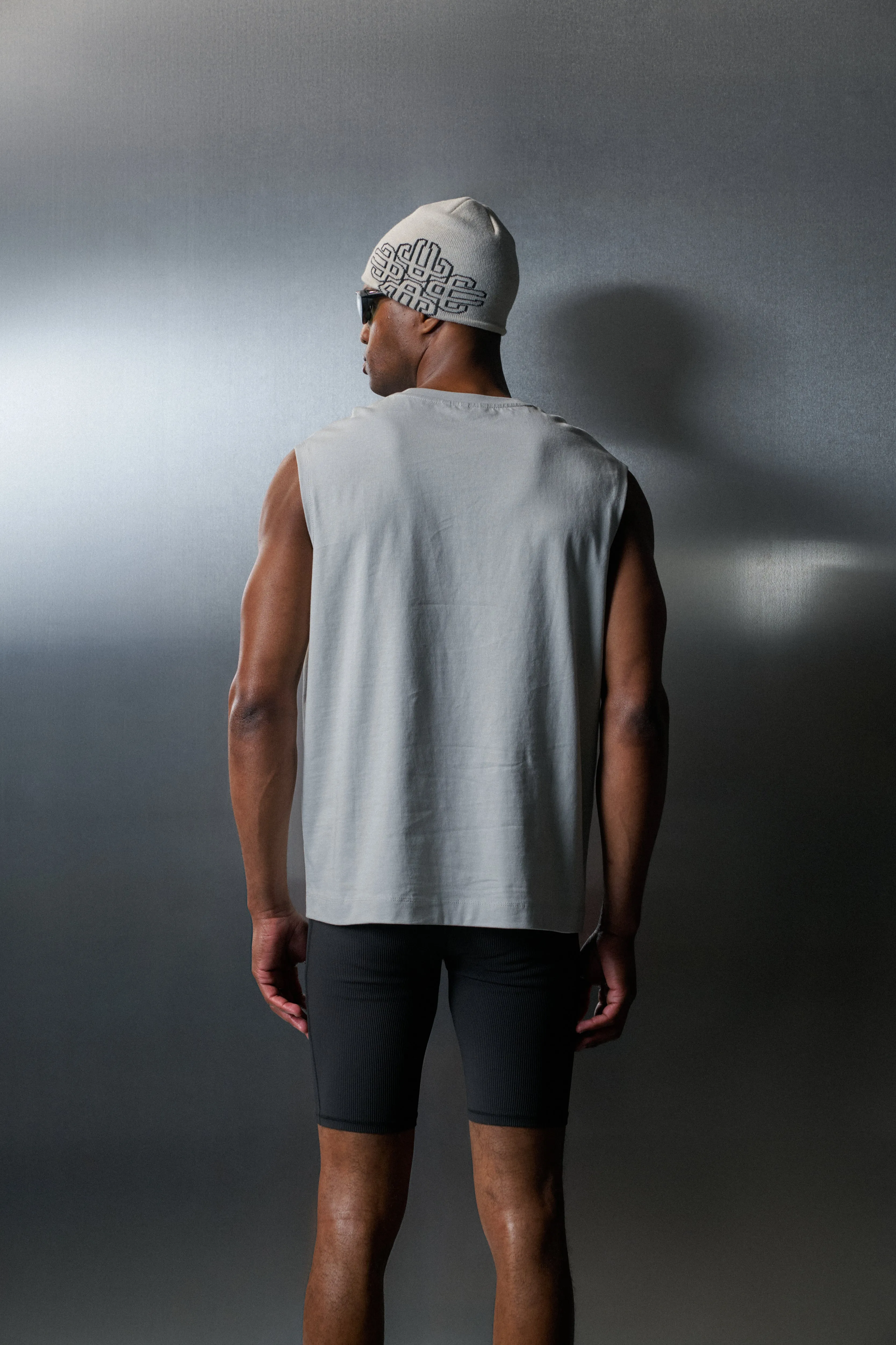 LUXURY IN MOTION EMBLEM VEST - SALT sold by The Couture Club product image thumbnail 5