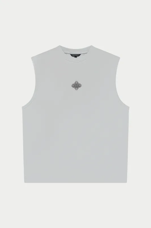 LUXURY IN MOTION EMBLEM VEST - SALT made by The Couture Club