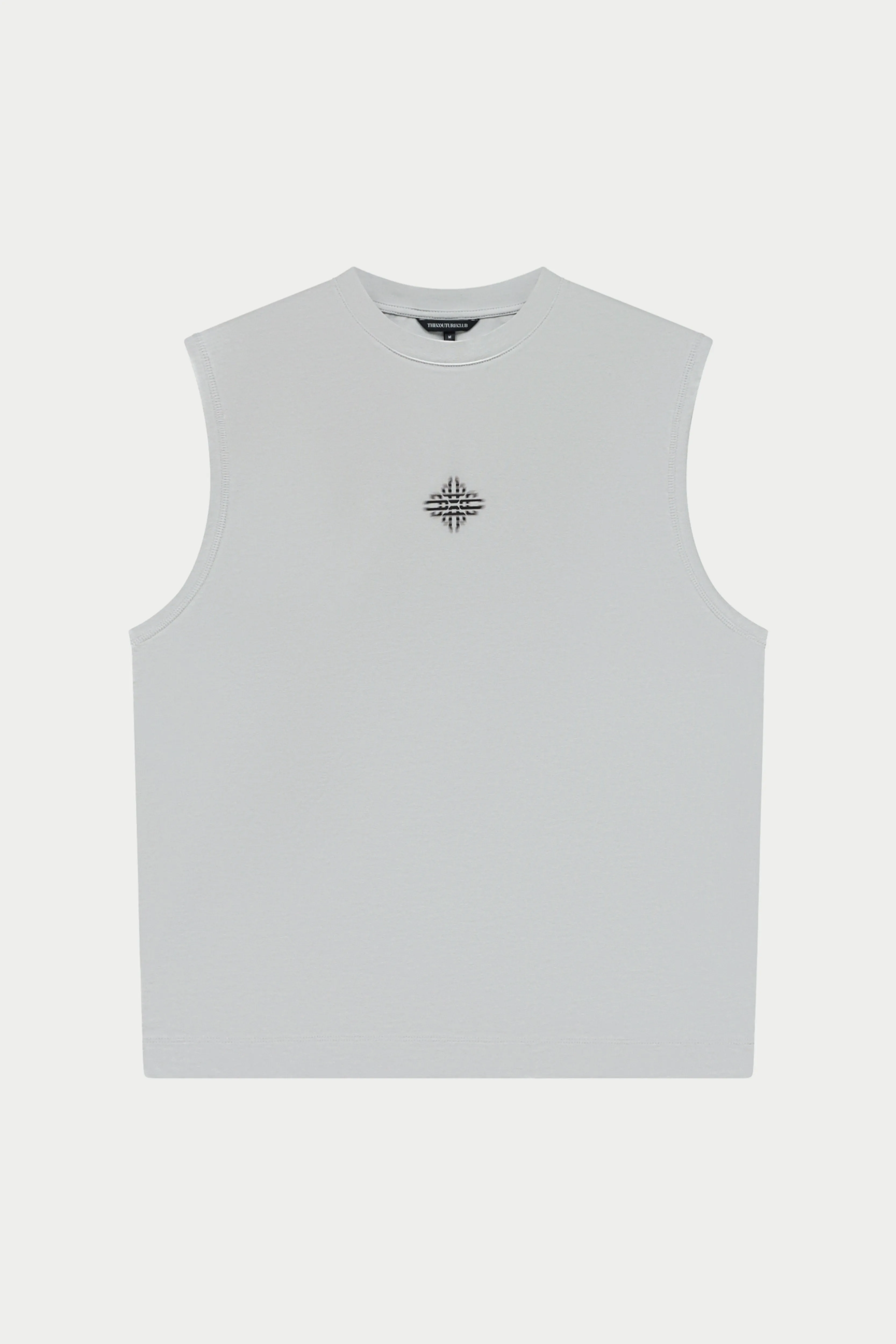 LUXURY IN MOTION EMBLEM VEST - SALT sold by The Couture Club