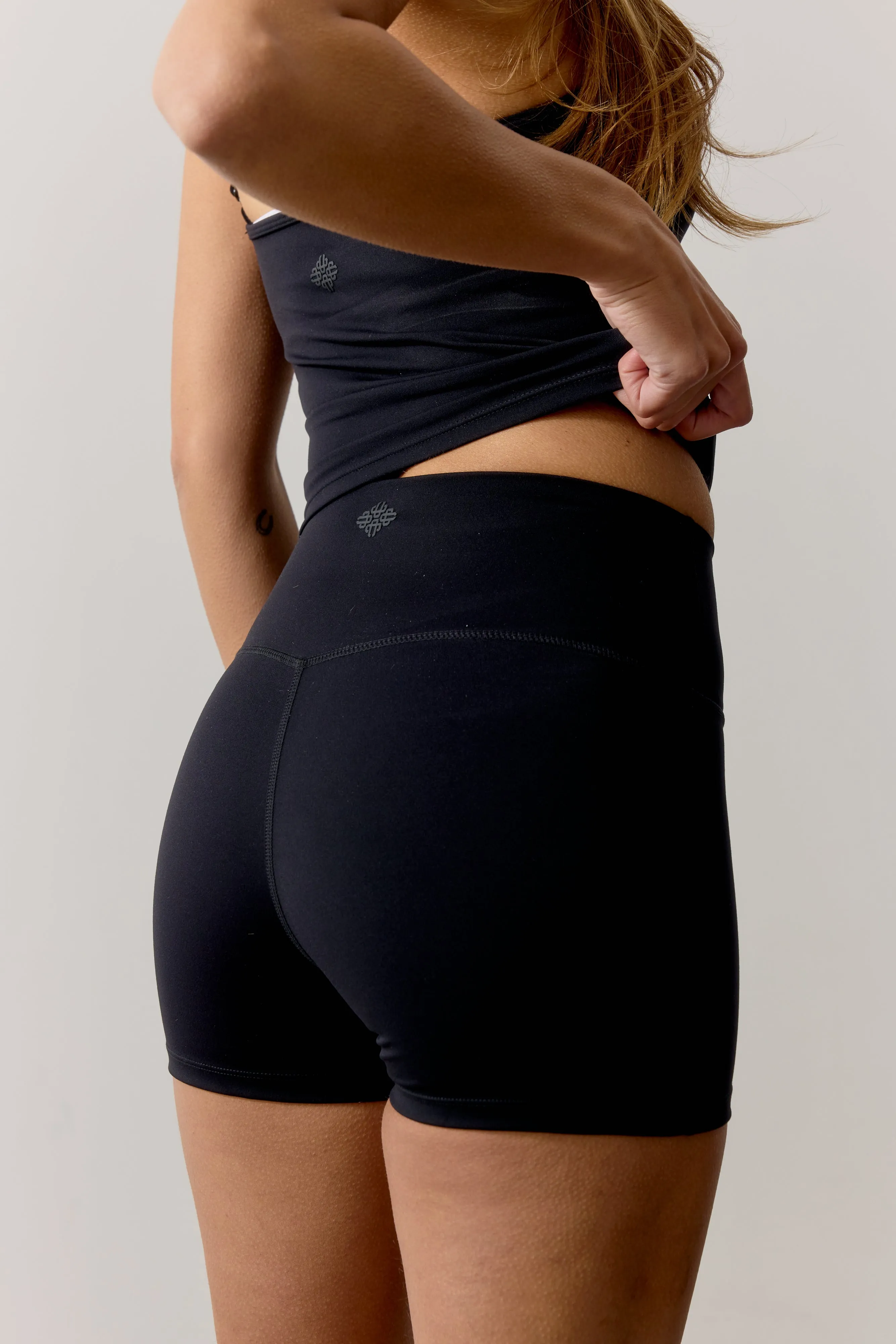 SCULPTING STRETCH MINI SHORTS - BLACK sold by The Couture Club product image thumbnail 5