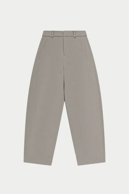 BARREL LEG TROUSERS - GREY made by The Couture Club