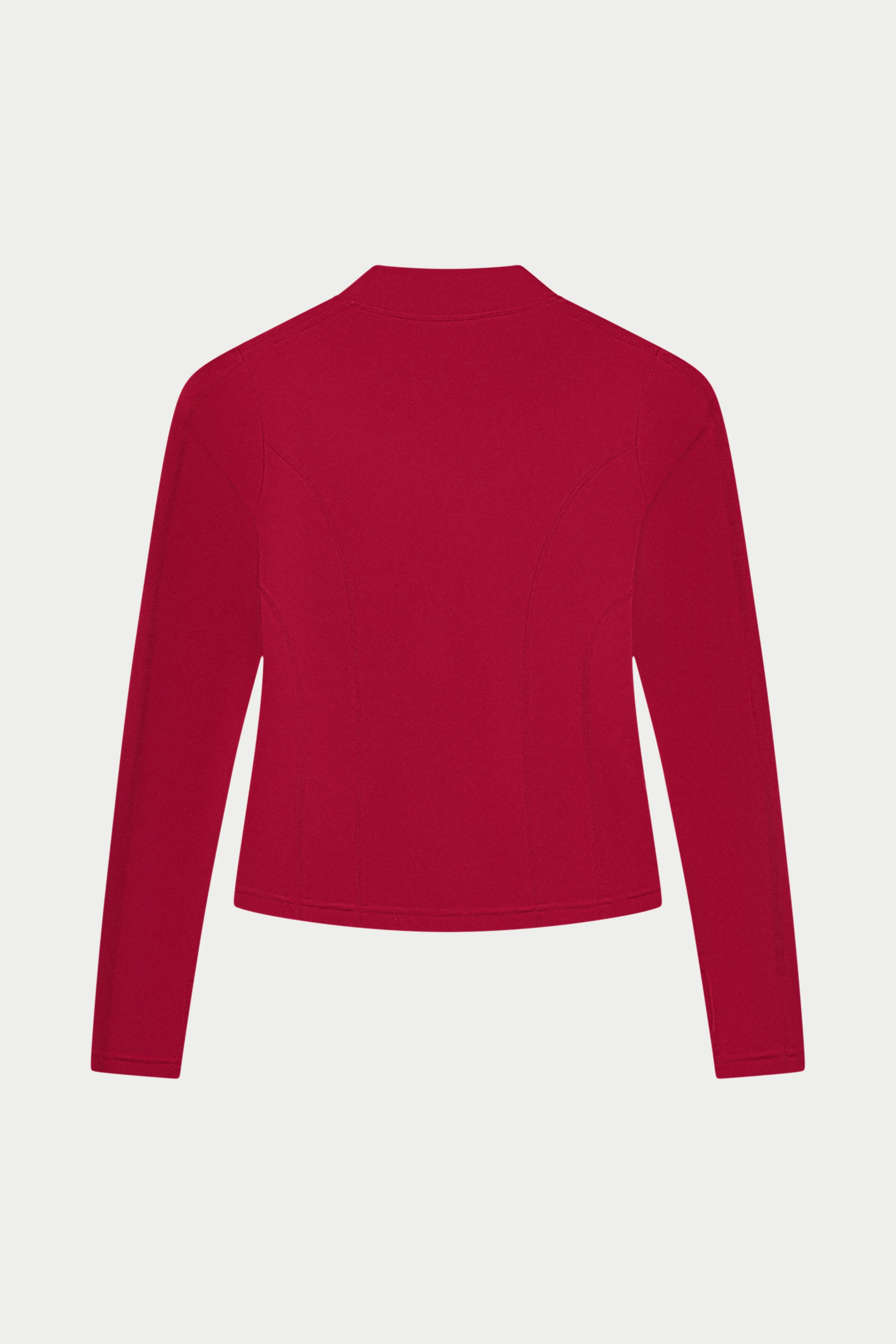 SCULPTING STRETCH ZIP UP JACKET - CHERRY sold by The Couture Club