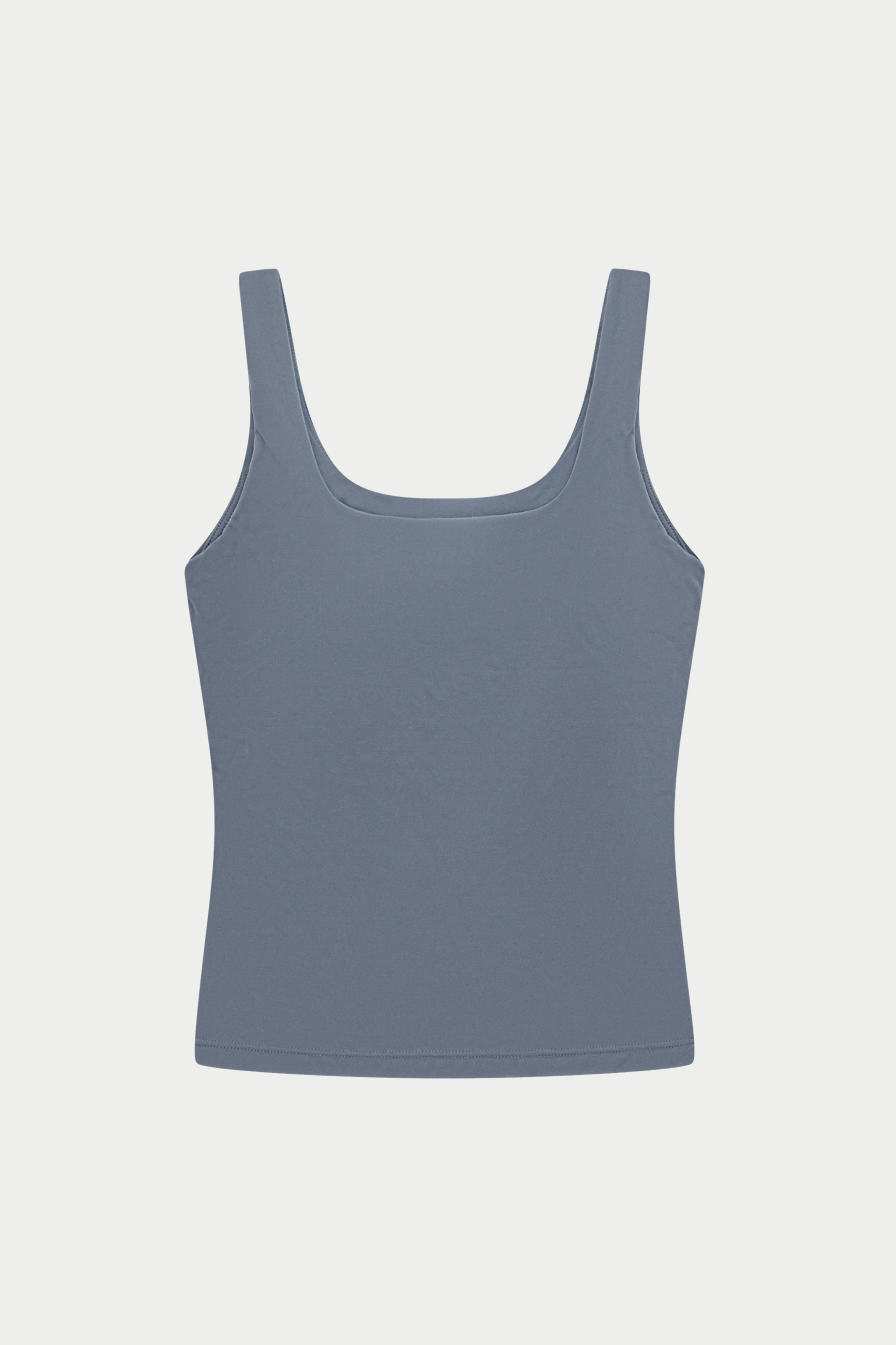 SCULPTING STRETCH SCOOP NECK SPORTS TOP - GRAPHITE sold by The Couture Club product image thumbnail 2