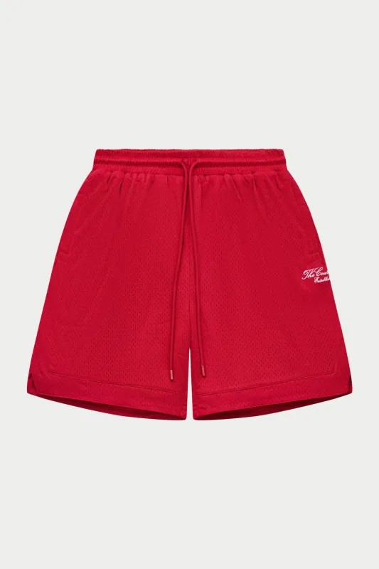 AIRTEX SHORTS - RED made by The Couture Club