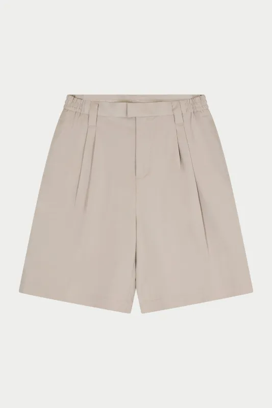 SMART BERMUDA SHORT - STONE made by The Couture Club