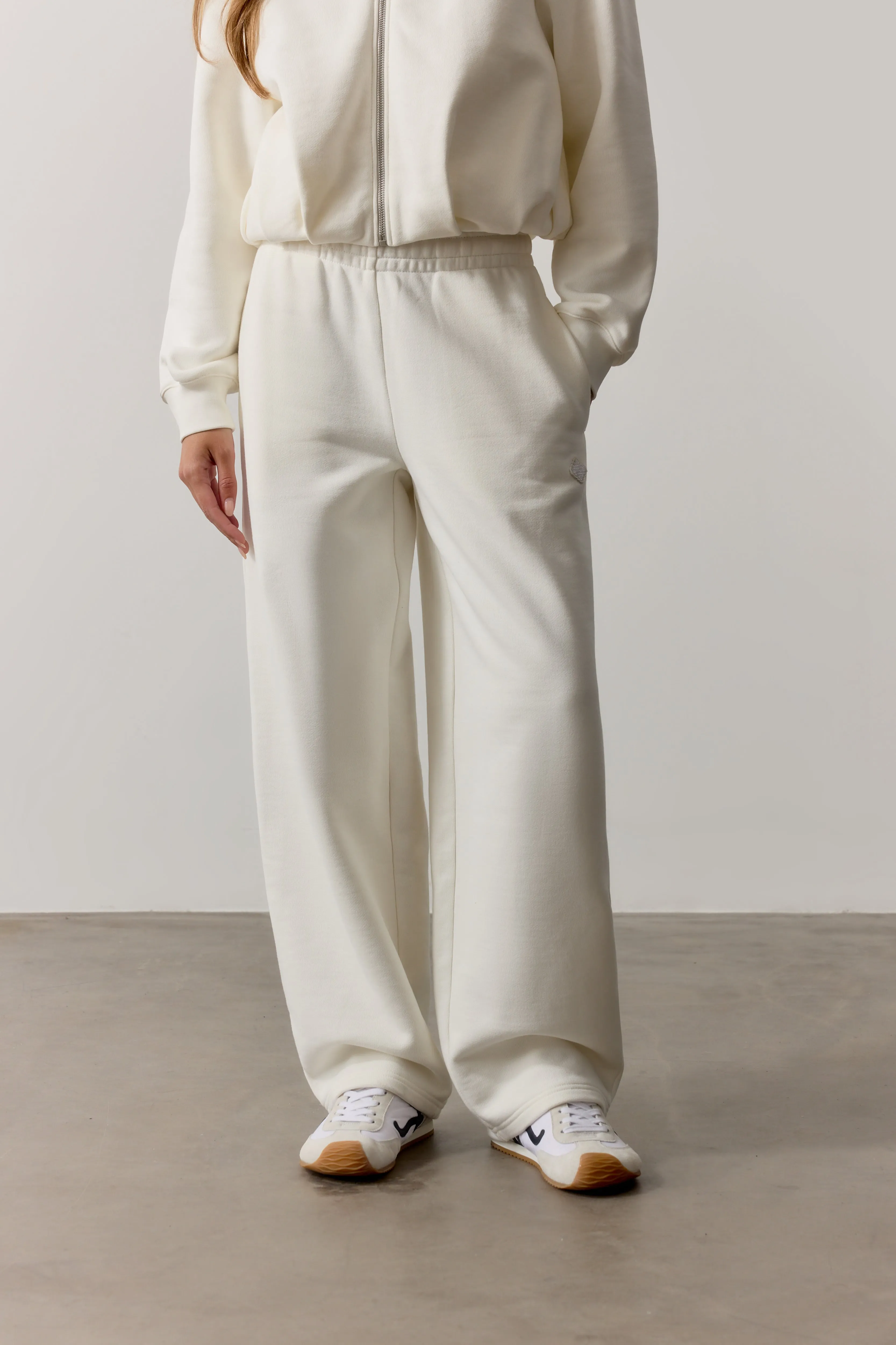 BARREL LEG JOGGER - OFF WHITE sold by The Couture Club product image thumbnail 4