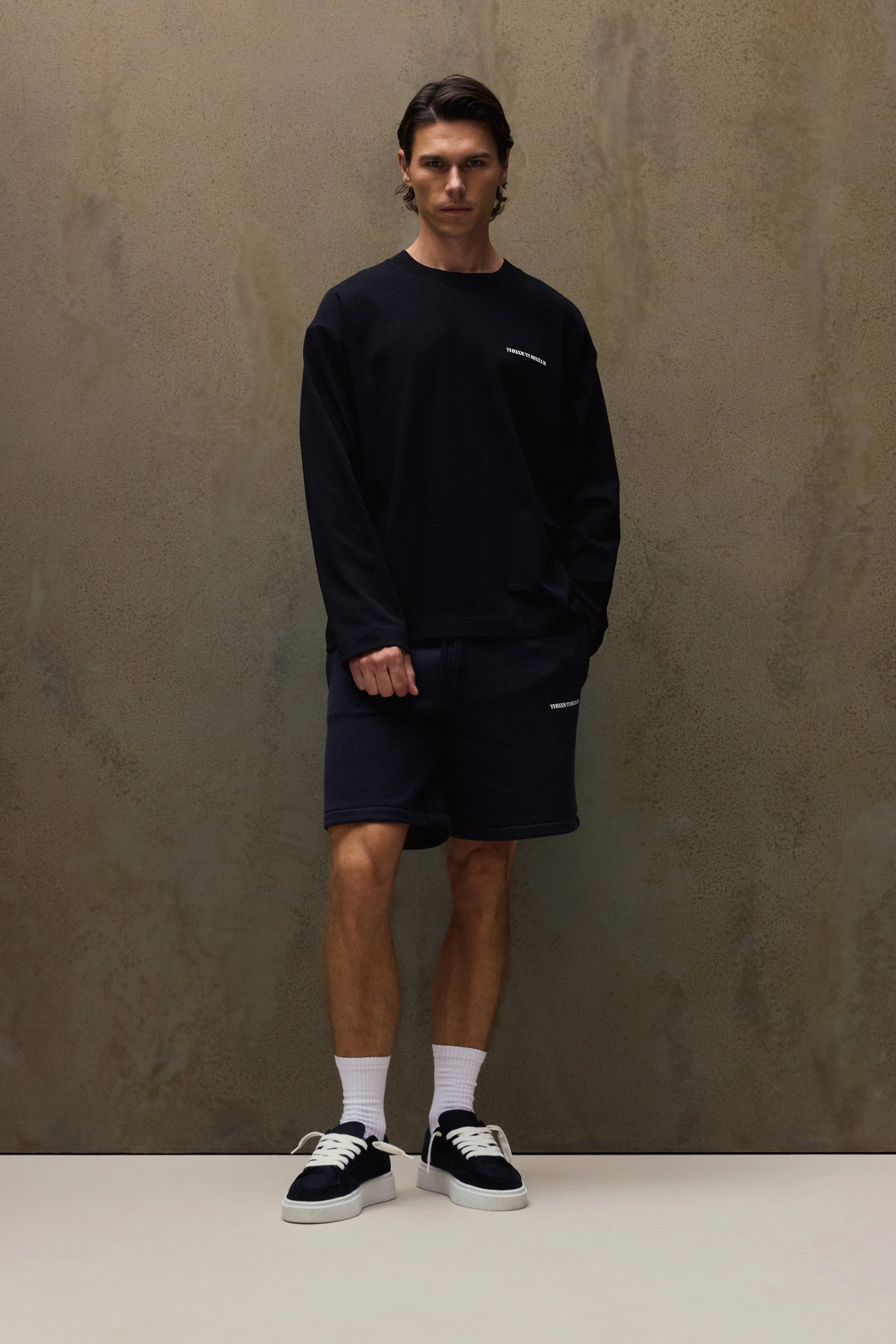 COPYRIGHT PRINT LONG SLEEVE T-SHIRT - BLACK sold by The Couture Club product image thumbnail 5