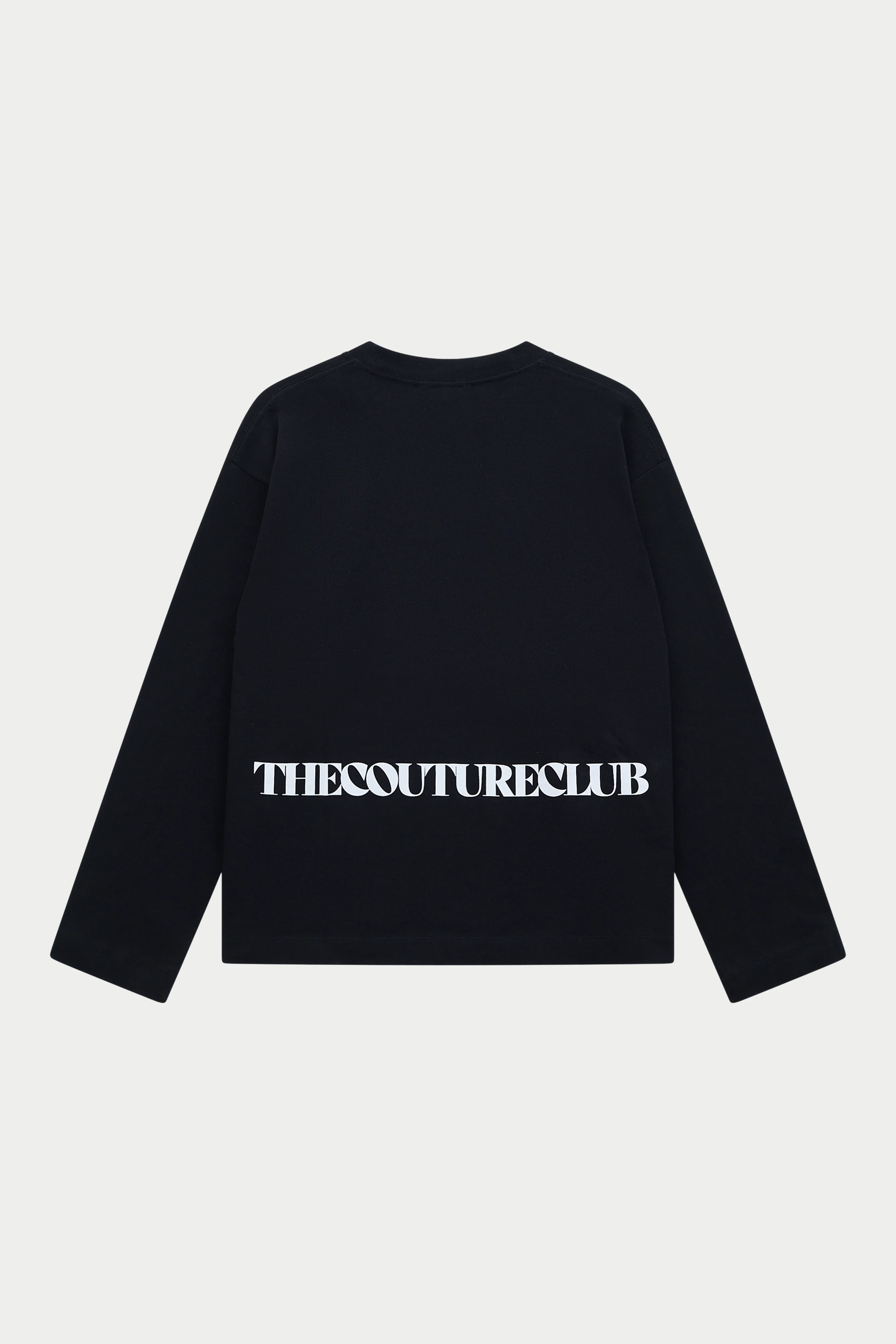 COPYRIGHT PRINT LONG SLEEVE T-SHIRT - BLACK sold by The Couture Club