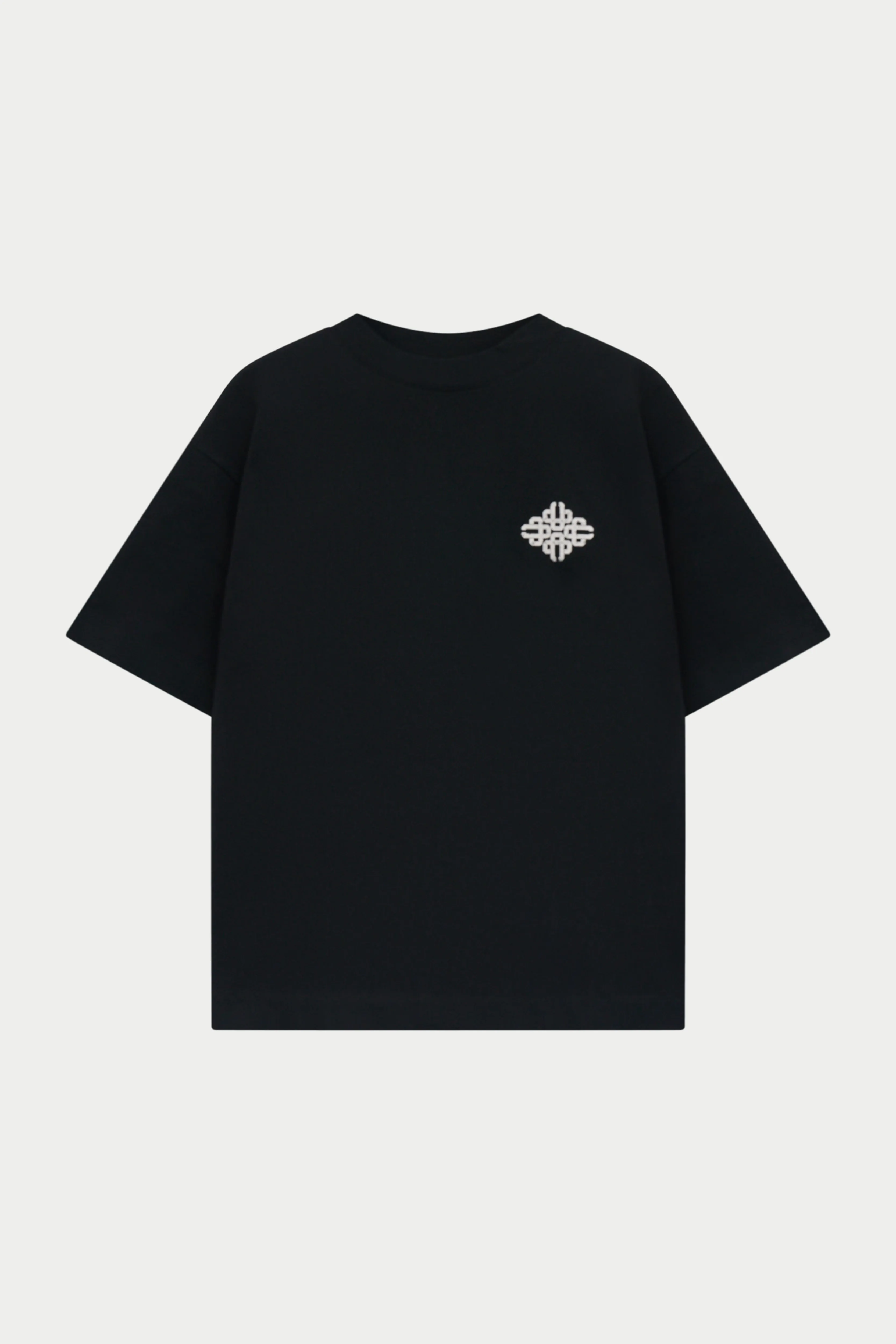 VINTAGE PRINT EMBLEM T-SHIRT - BLACK sold by The Couture Club product image thumbnail 2