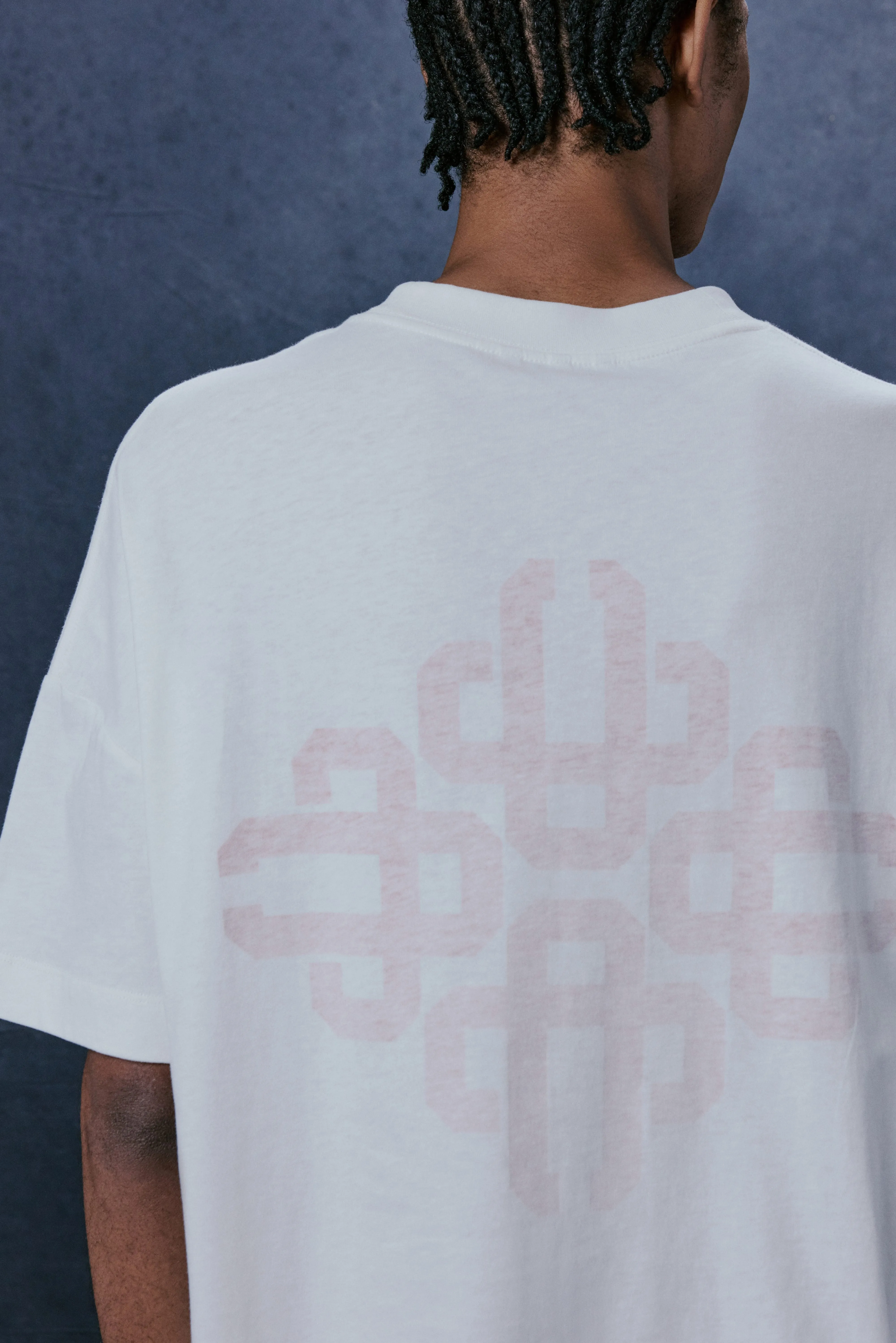 EMBLEM REVERSE PRINT T-SHIRT - RED sold by The Couture Club product image thumbnail 5