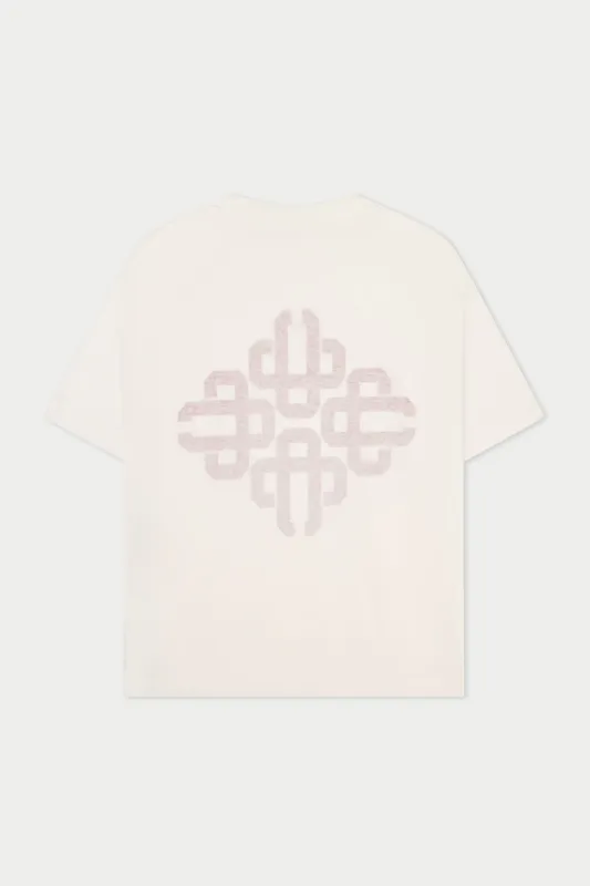 EMBLEM REVERSE PRINT T-SHIRT - RED made by The Couture Club