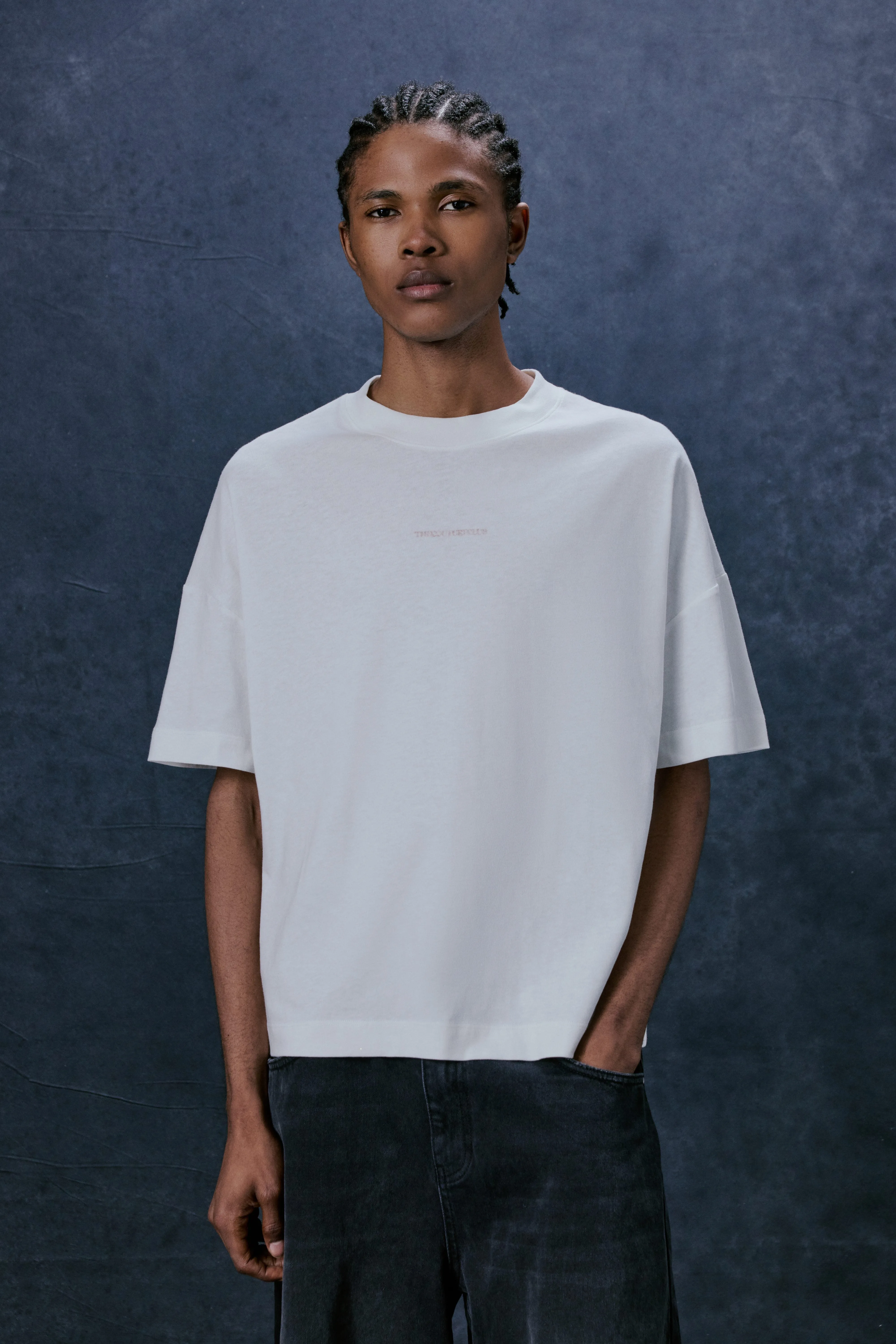 EMBLEM REVERSE PRINT T-SHIRT - RED sold by The Couture Club product image thumbnail 3