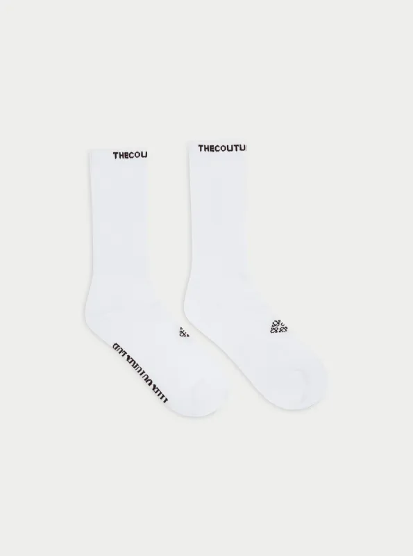 COPYRIGHT SPORTS SOCKS - BROWN made by The Couture Club