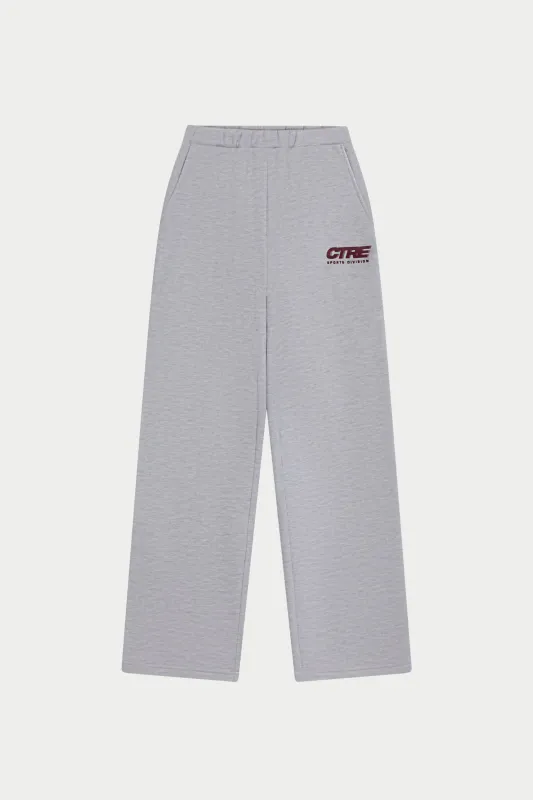 RETRO SPORT CTRE GRAPHIC JOGGERS - GREY MARL made by The Couture Club