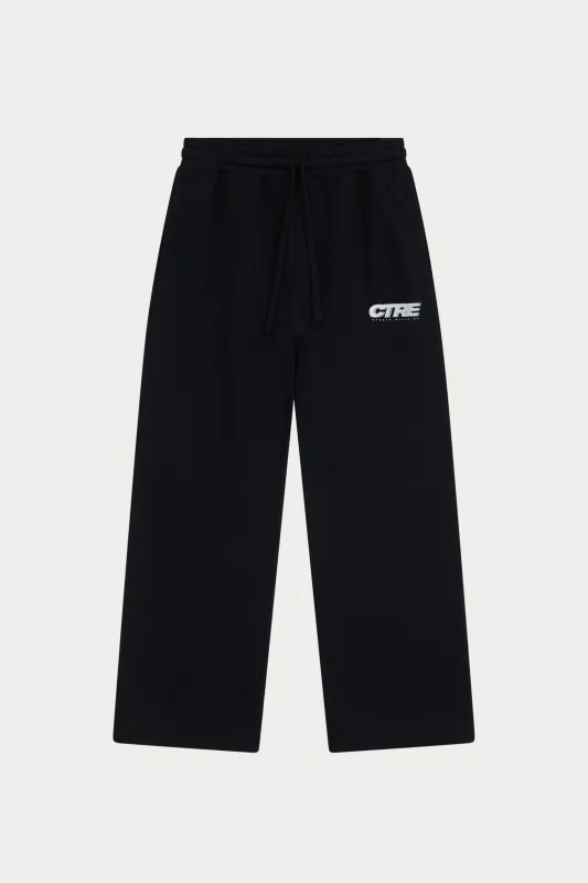 RETRO SPORT CTRE GRAPHIC JOGGER - BLACK made by The Couture Club