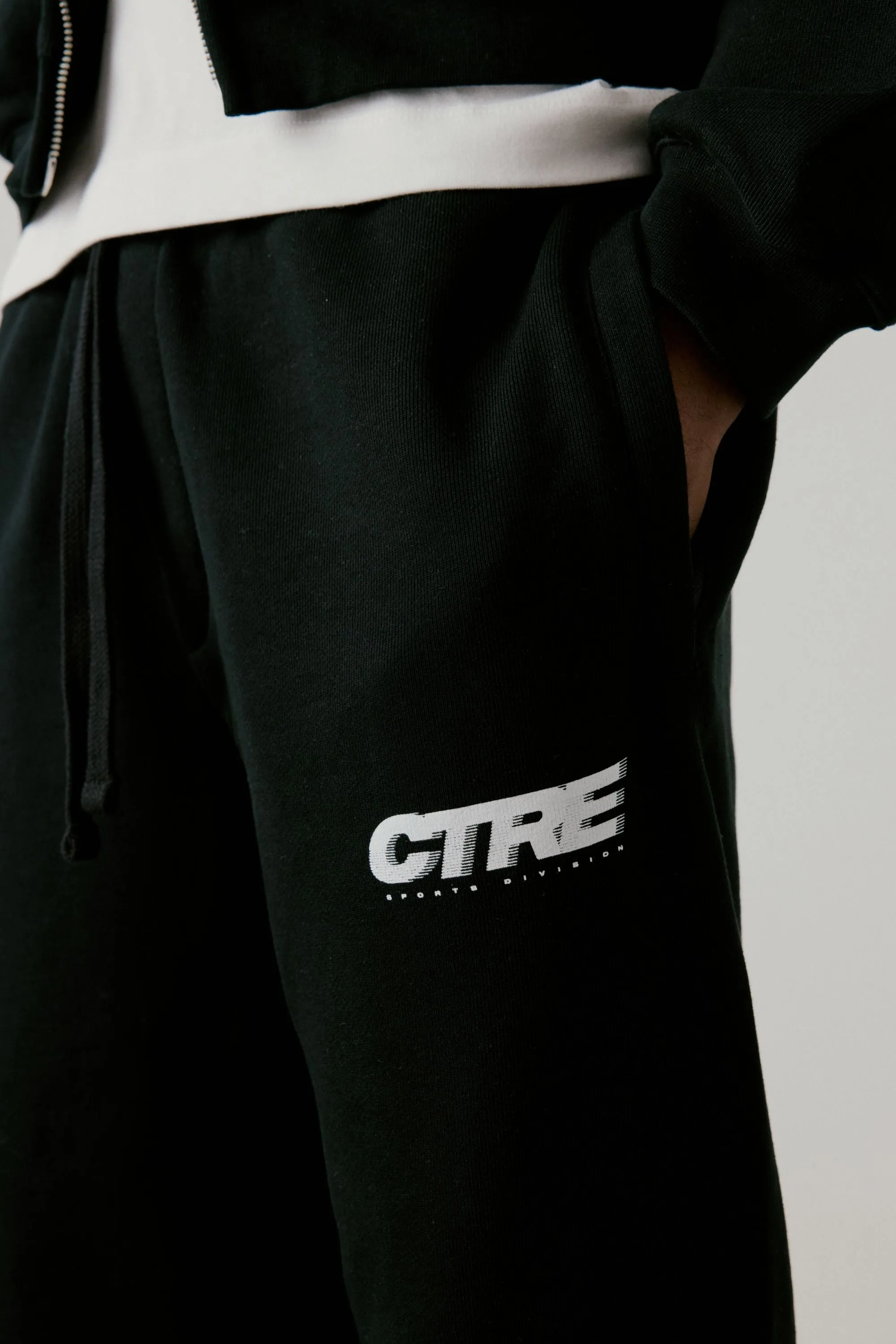RETRO SPORT CTRE GRAPHIC JOGGER - BLACK sold by The Couture Club product image thumbnail 5