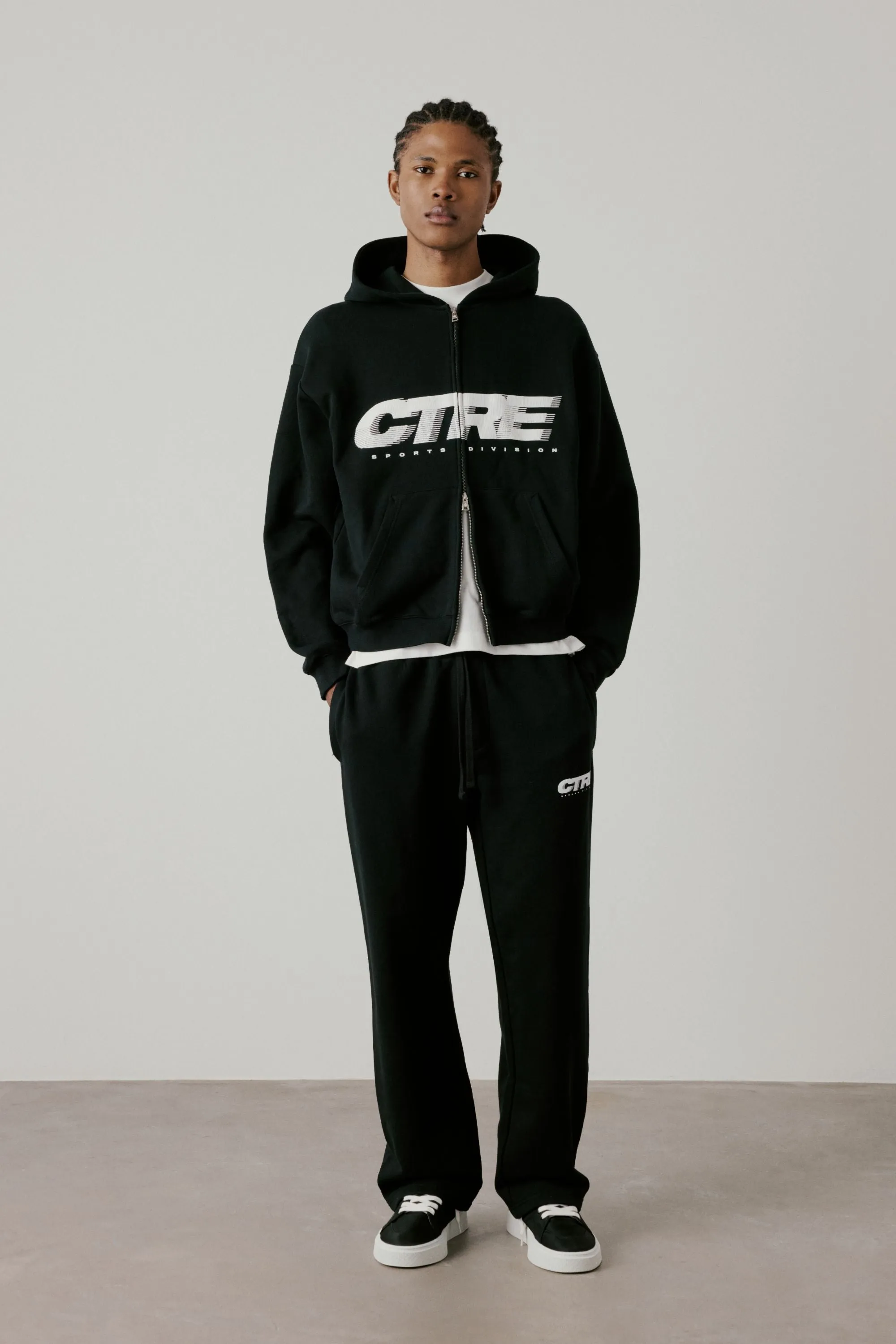 RETRO SPORT CTRE GRAPHIC JOGGER - BLACK sold by The Couture Club product image thumbnail 3