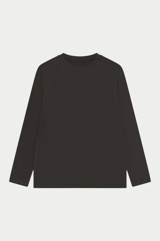 LONG SLEEVE TRAINING TOP - CHARCOAL made by The Couture Club