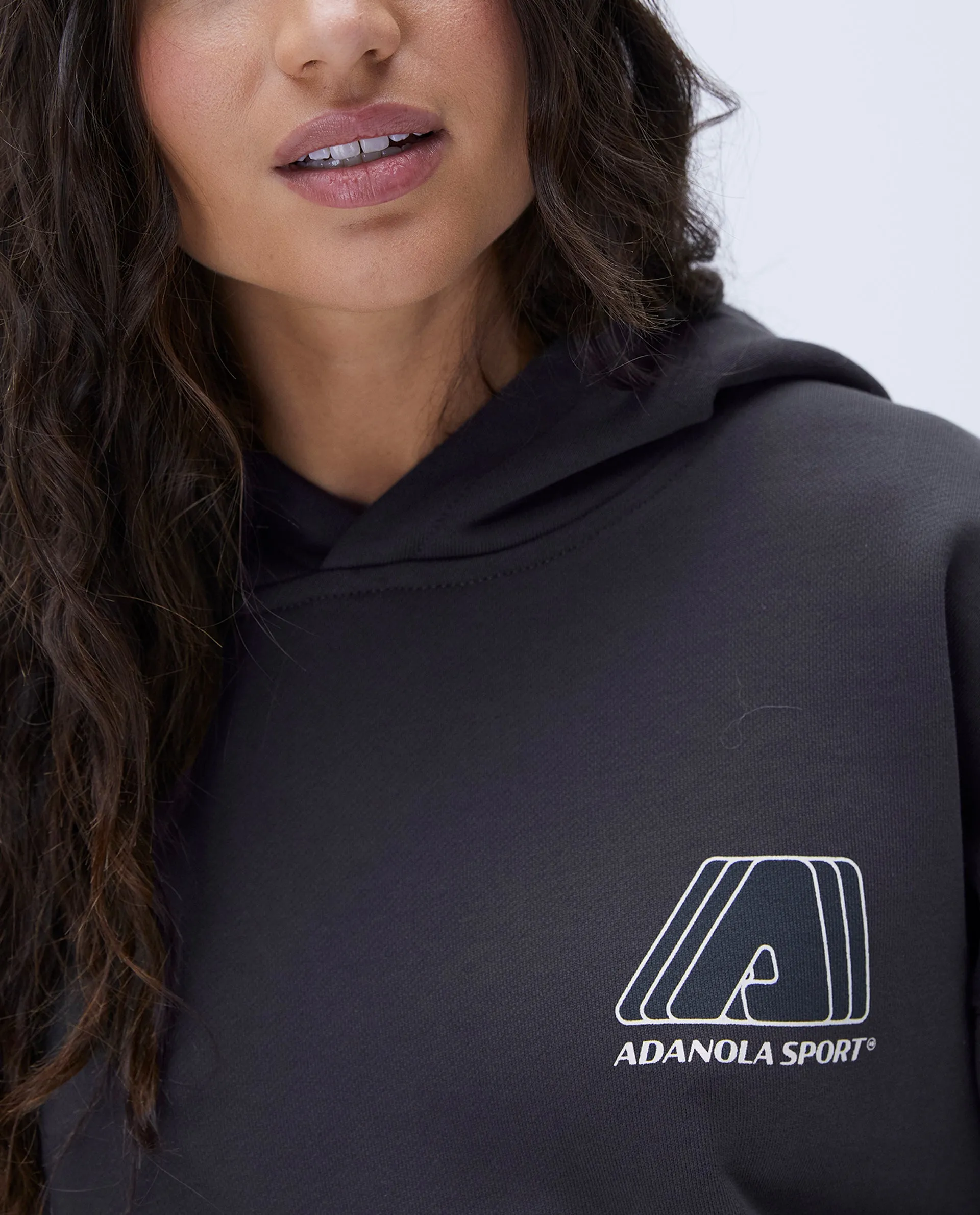 "A" Oversized Hoodie - Graphite Grey sold by Adanola product image thumbnail 4